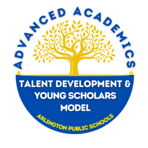 "Advanced Academics" logo with tree image