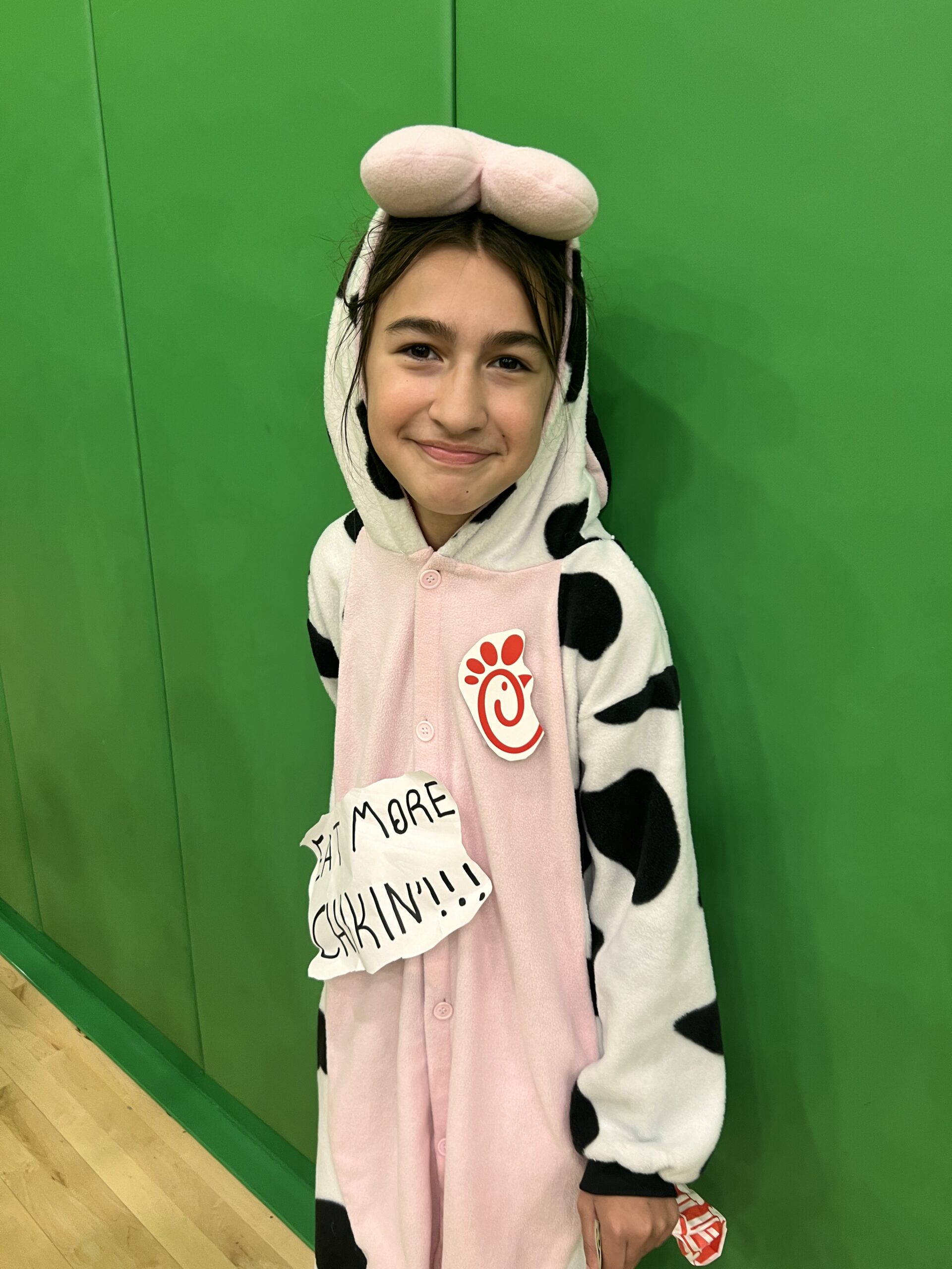 Chick-fil-a cow costume