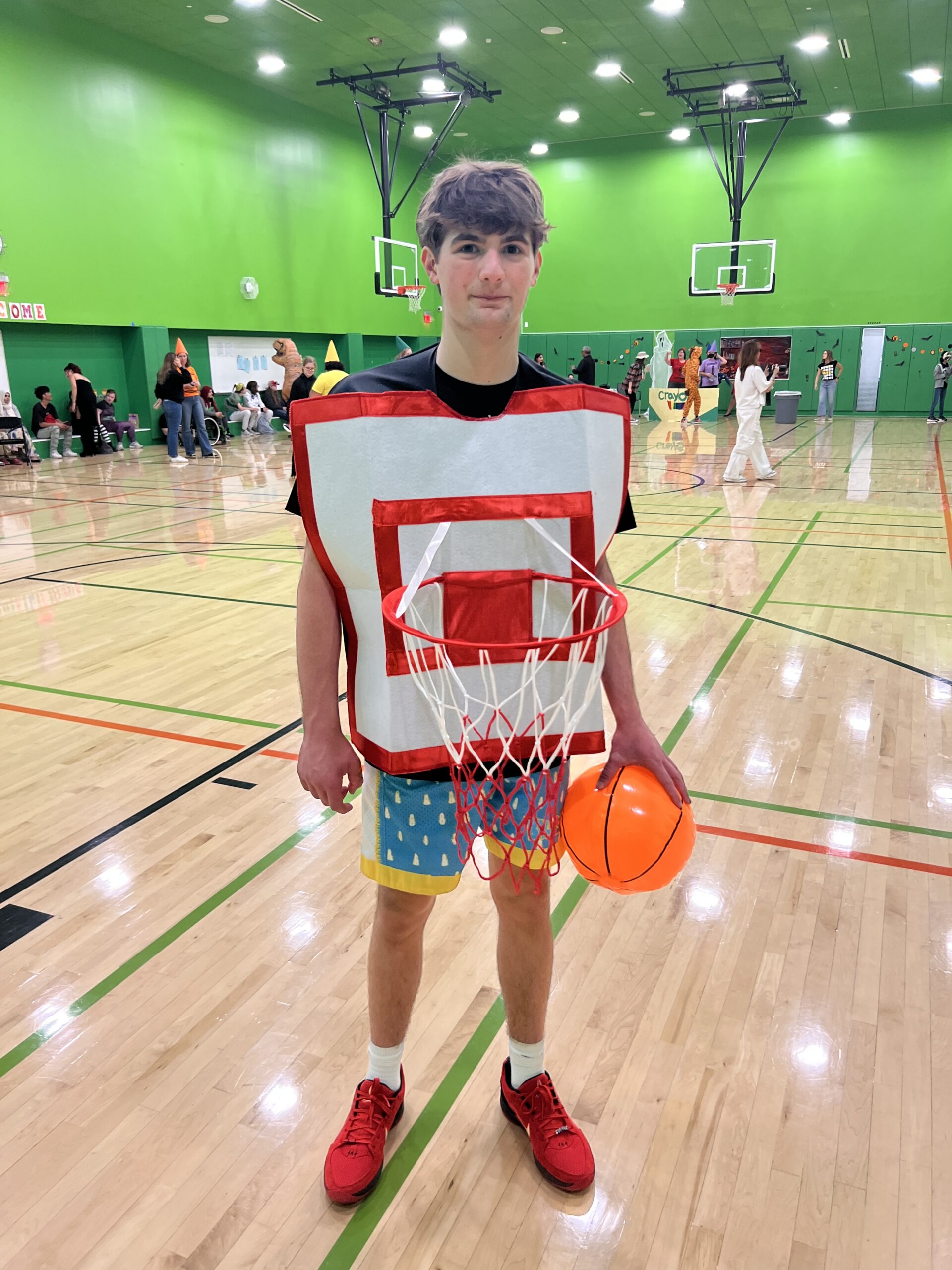 Basketball hoop costume