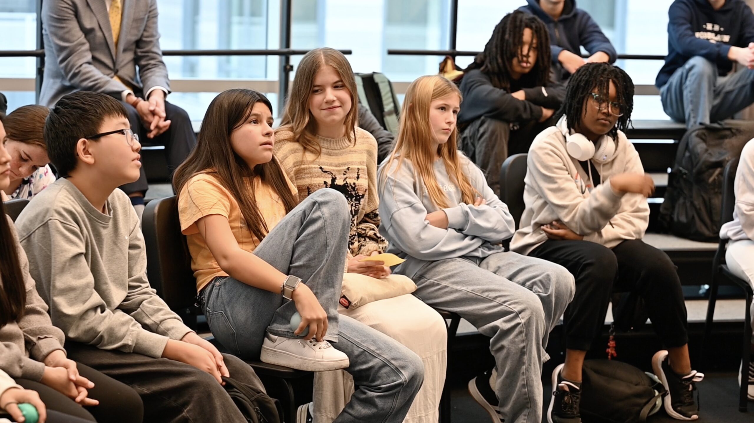 Student Participating in Career Day