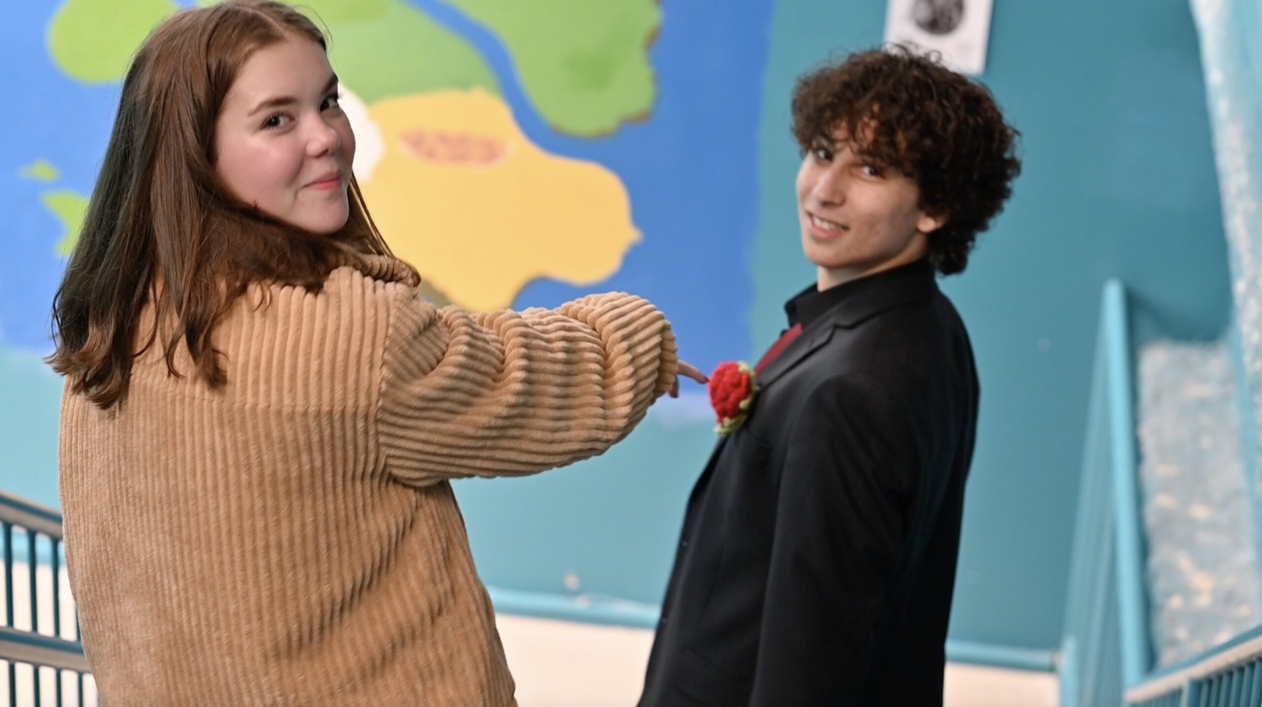 Students at the dance