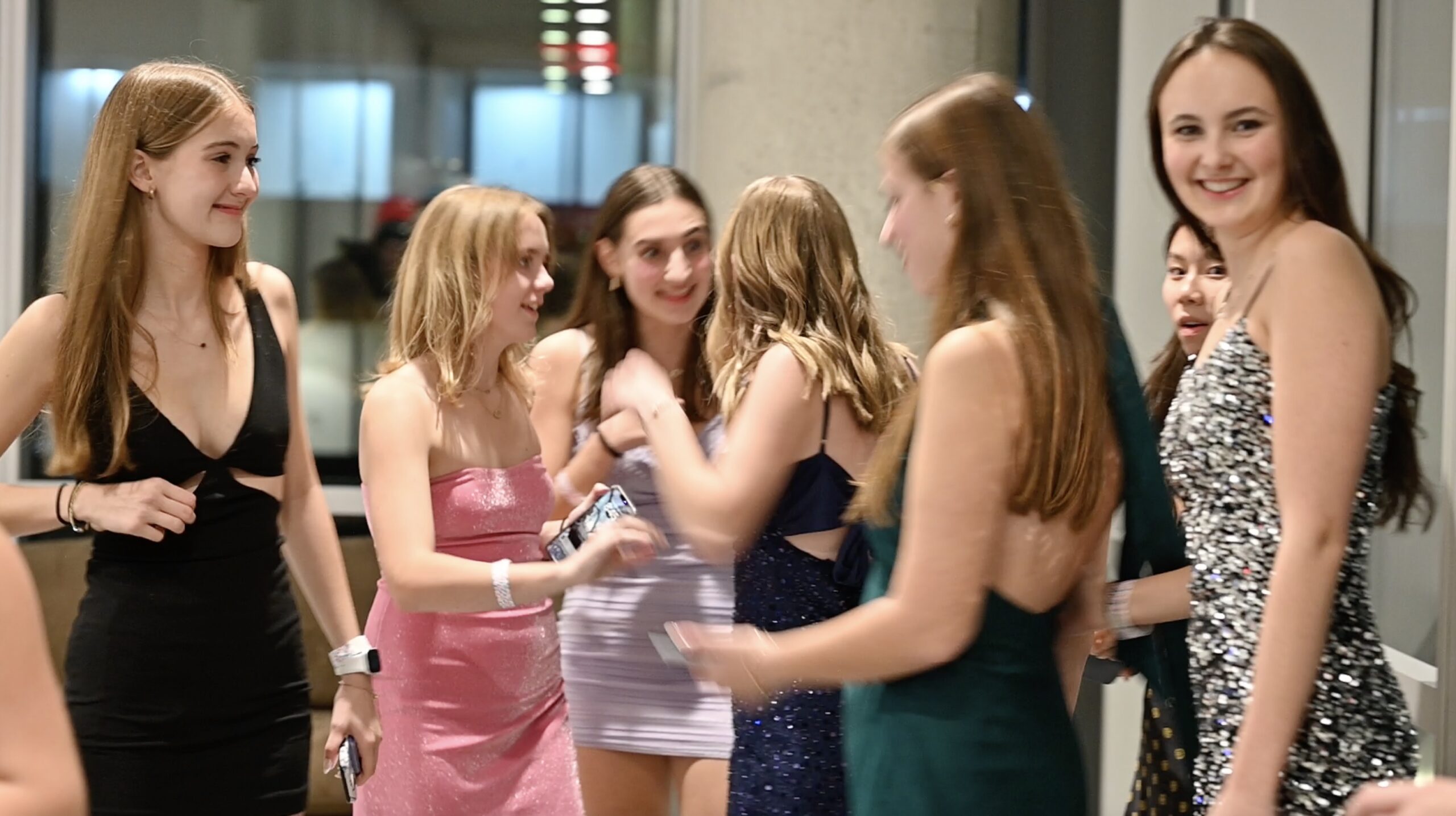 Students at the dance