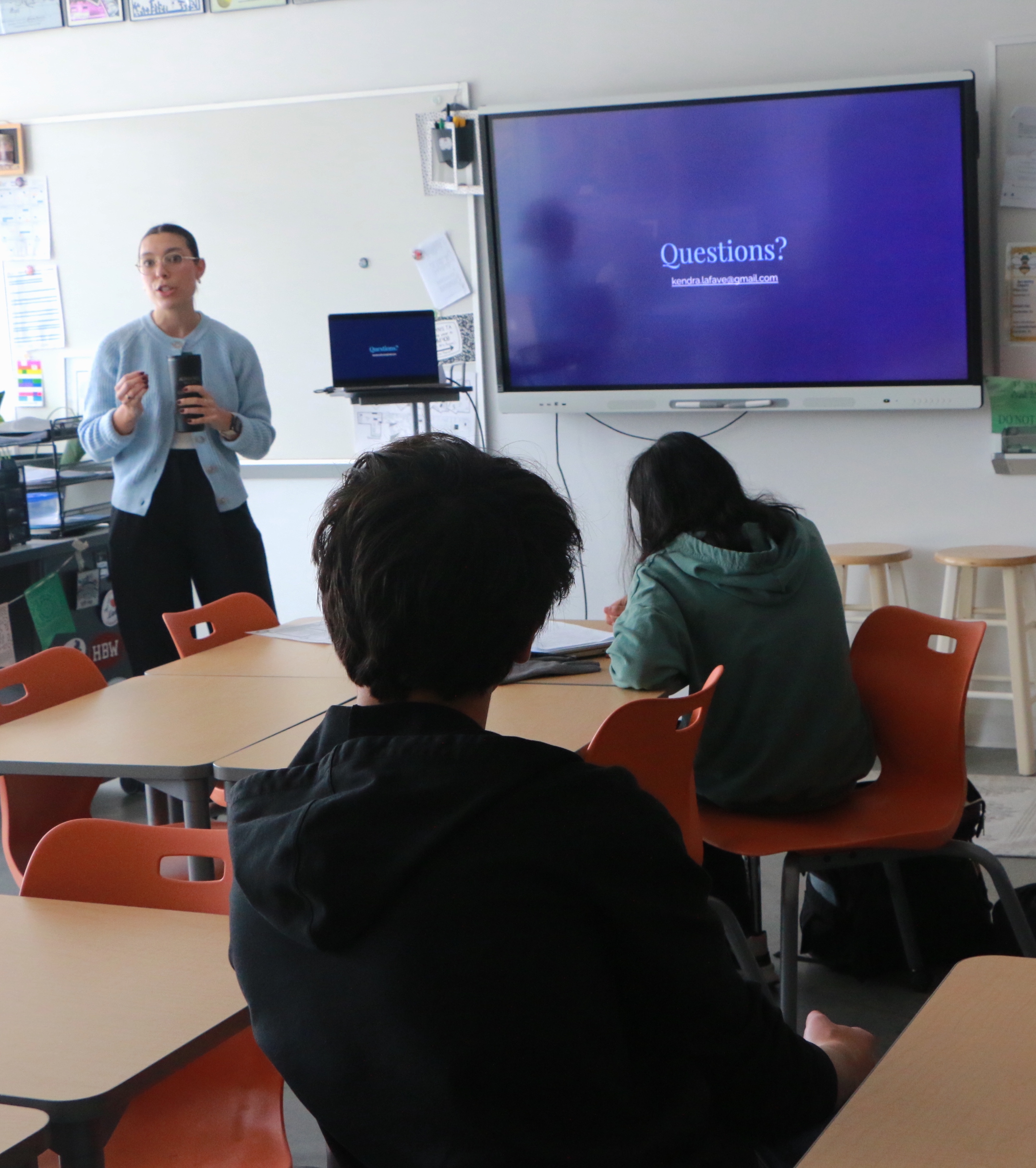 Career Day Presenter Presenting