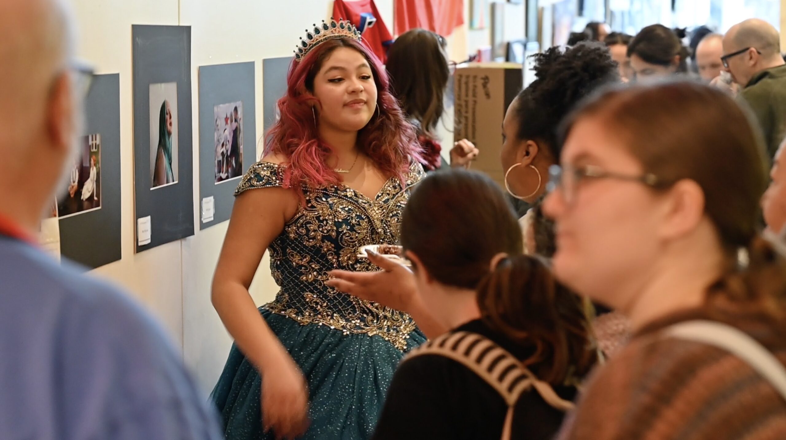 Students at Culture Fair