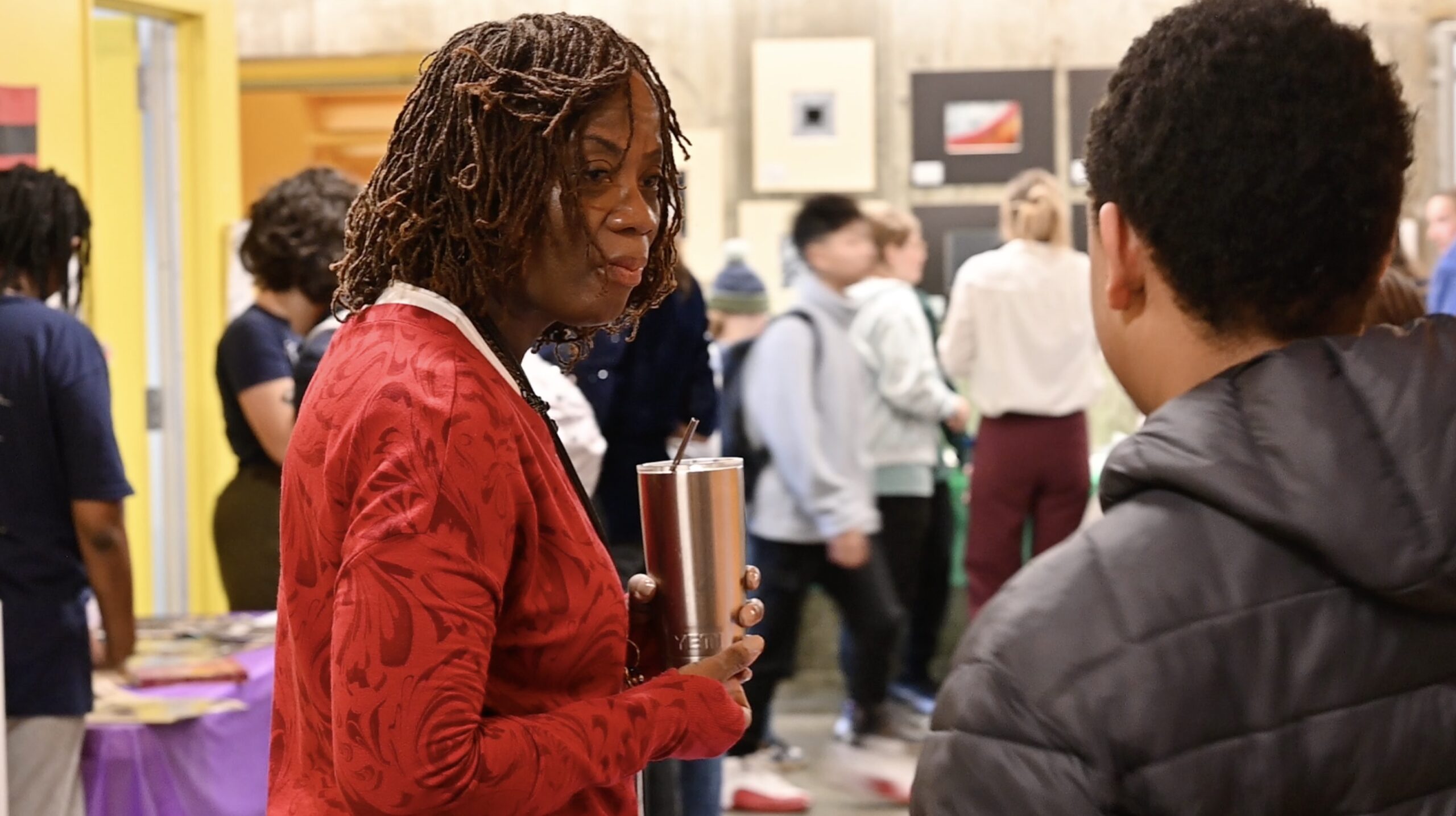 Students and Staff at Culture Fair