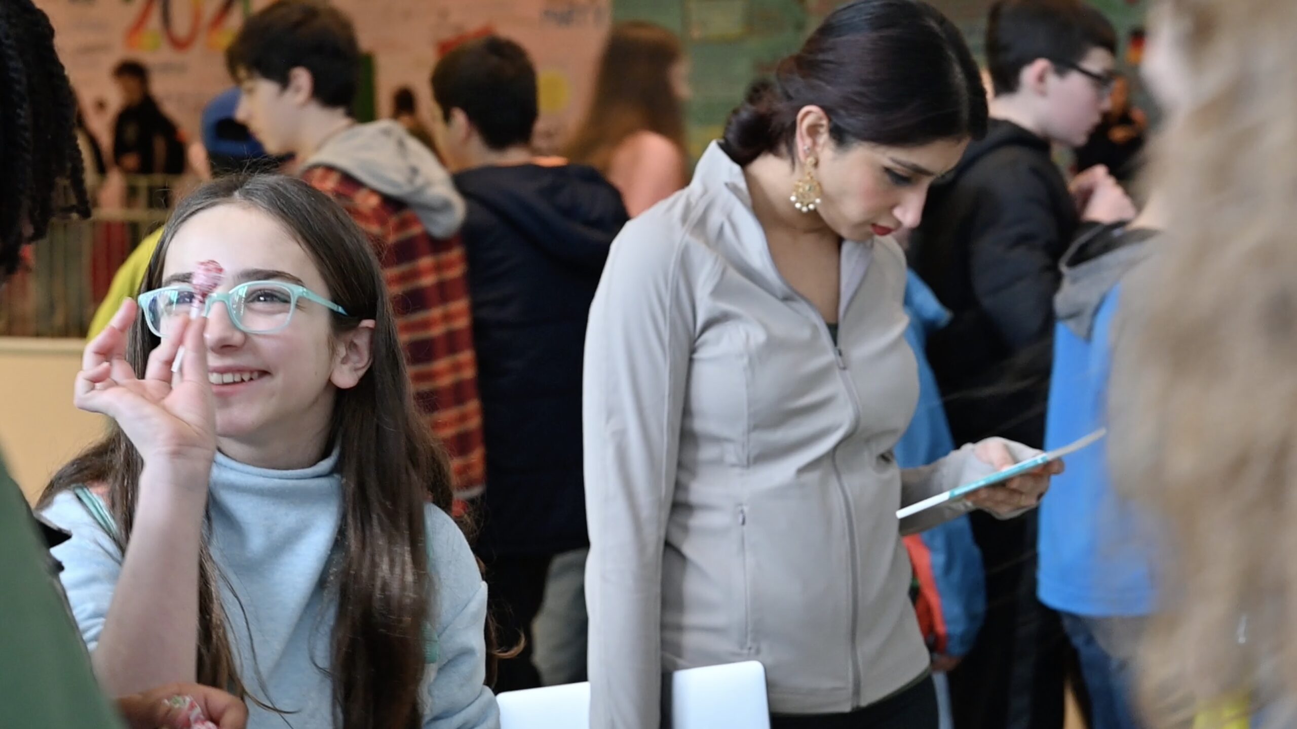 Students and Staff at Culture Fair