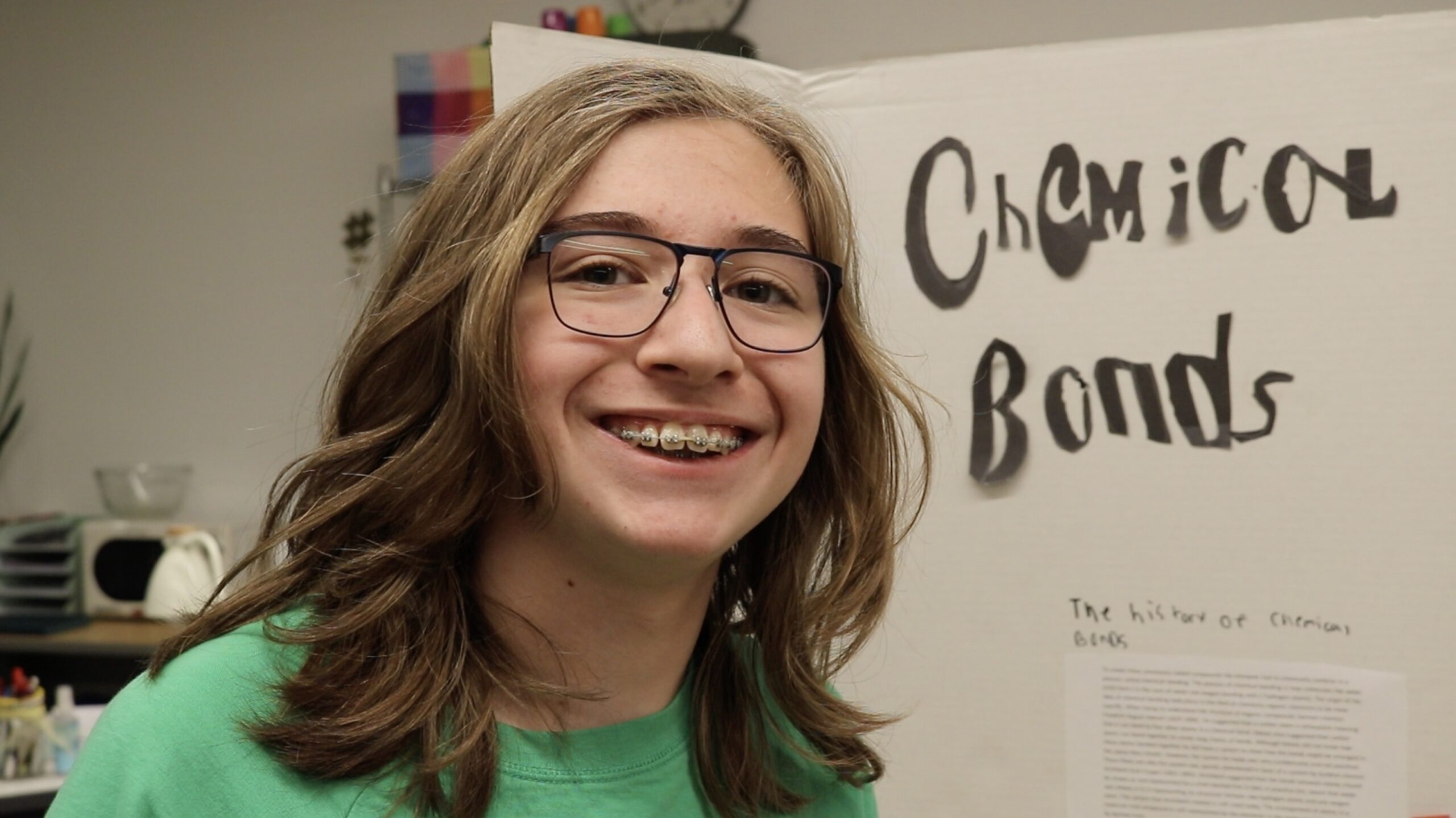 Student at Science Fair