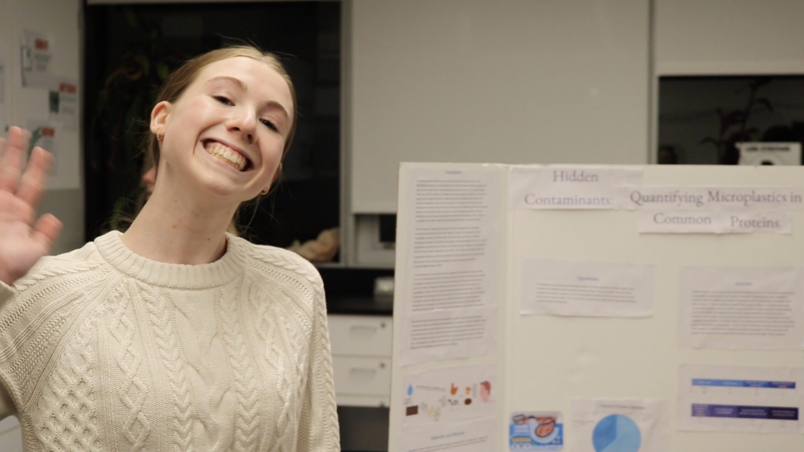 Student at Science Fair