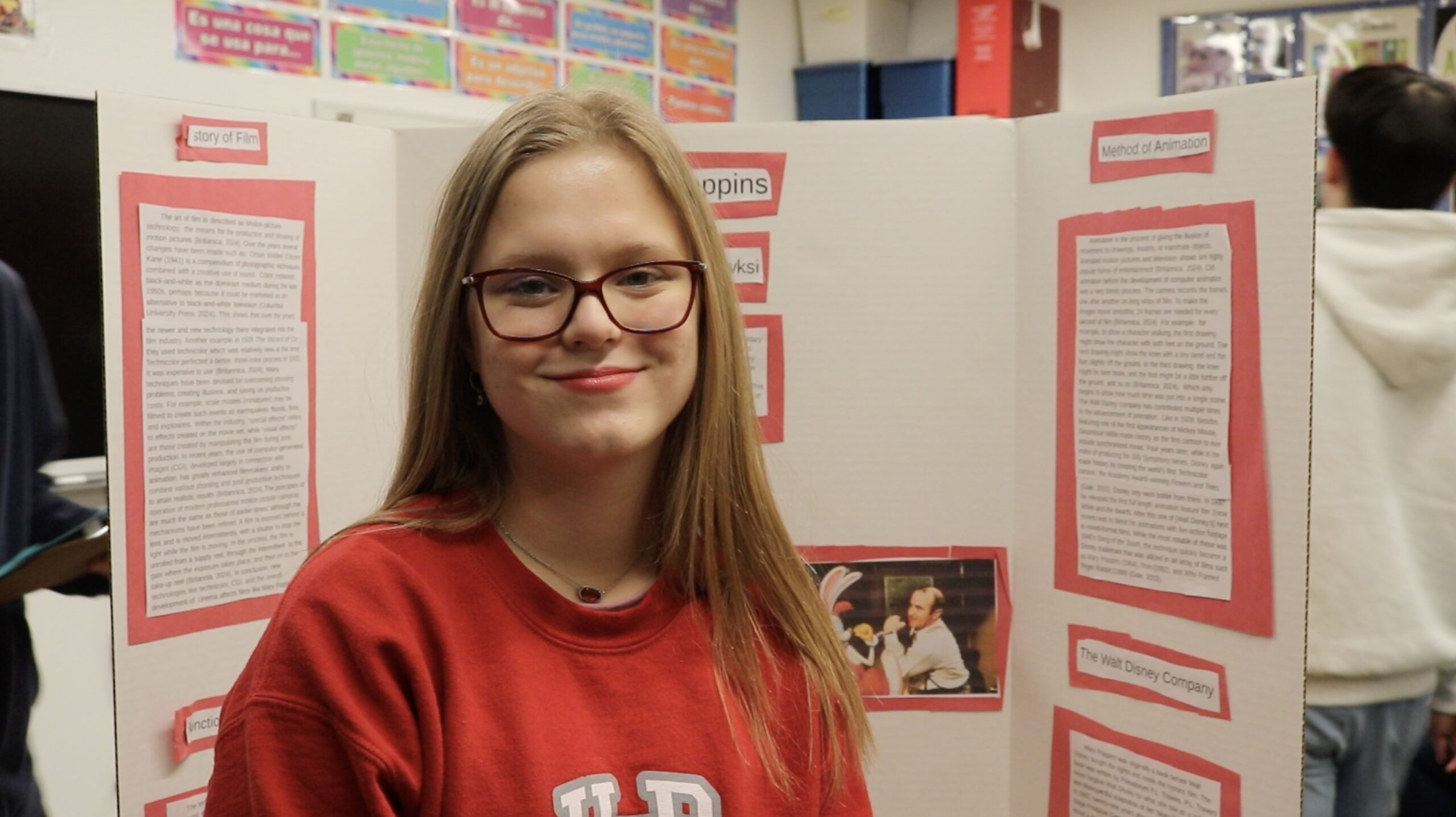 Student at Science Fair