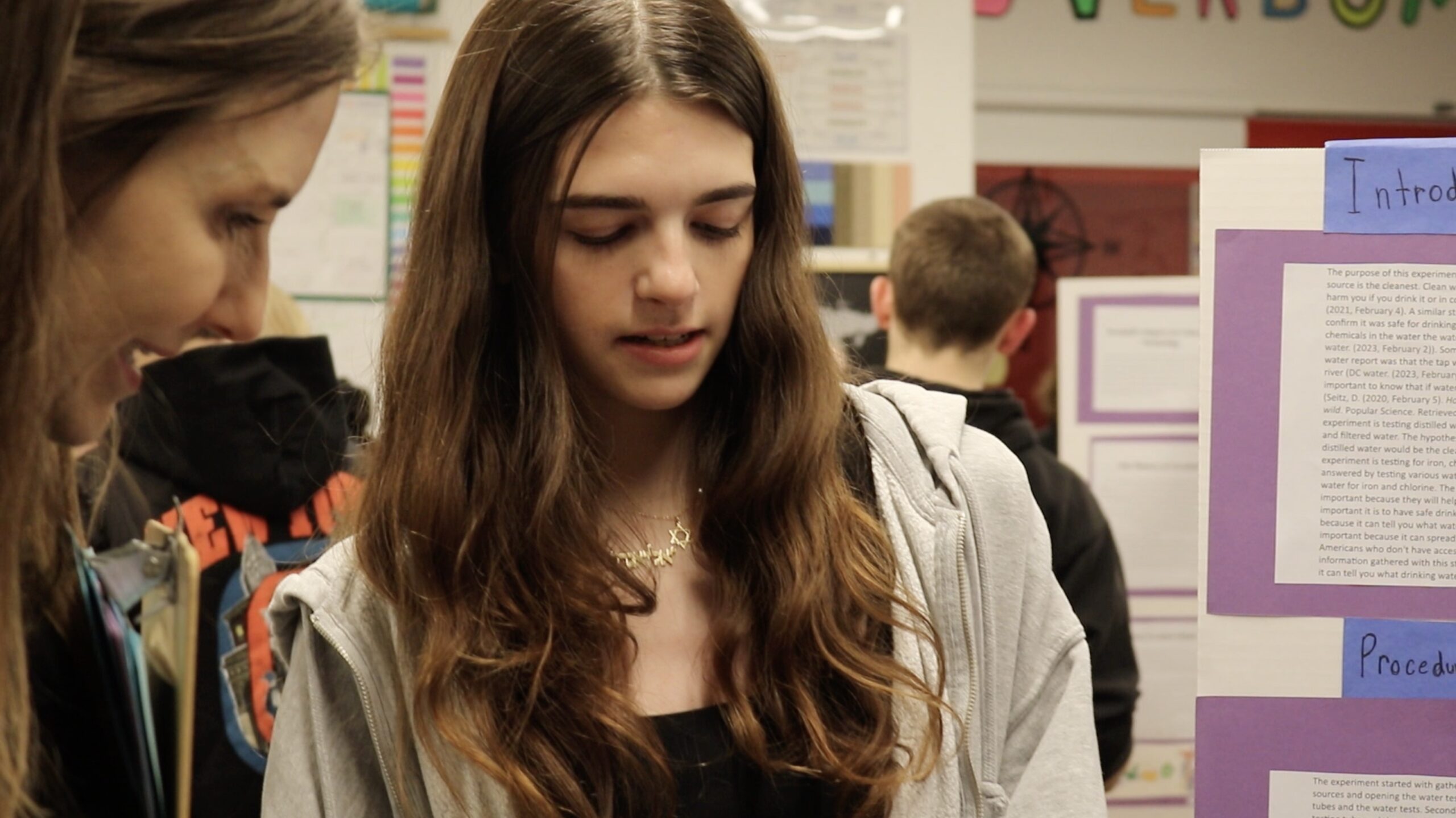 Students at Science Fair
