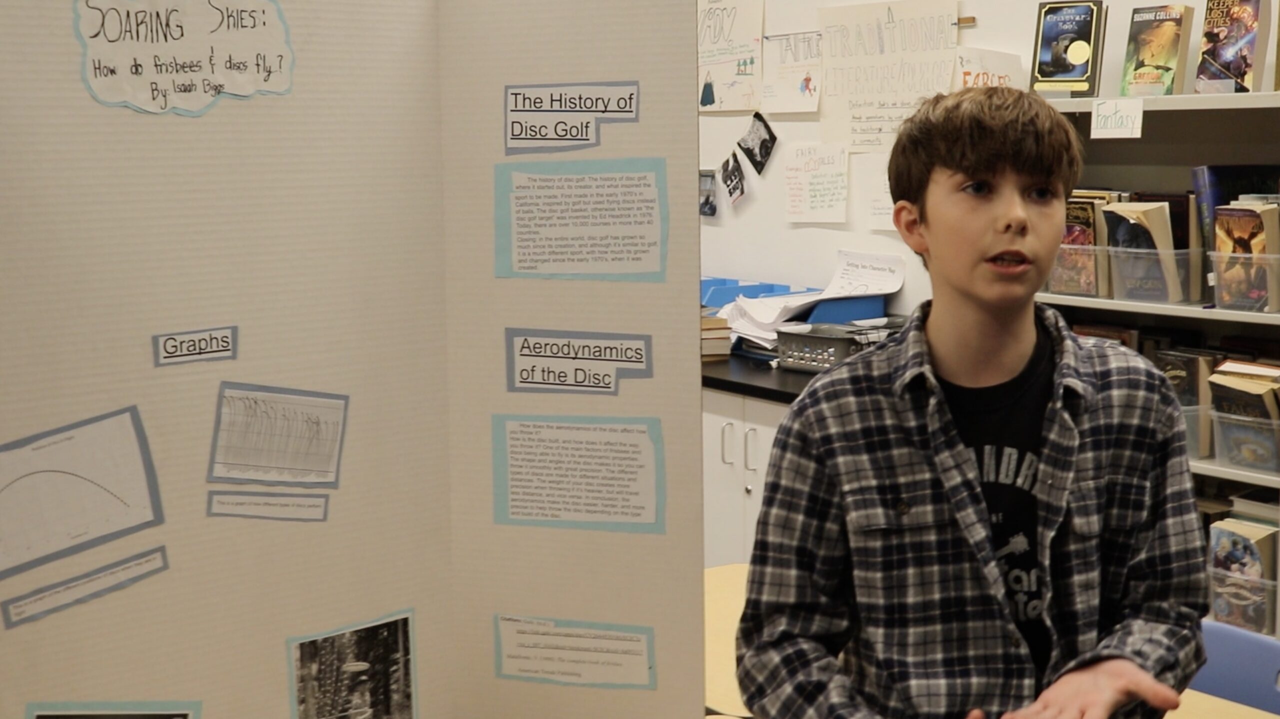 Student at Science Fair