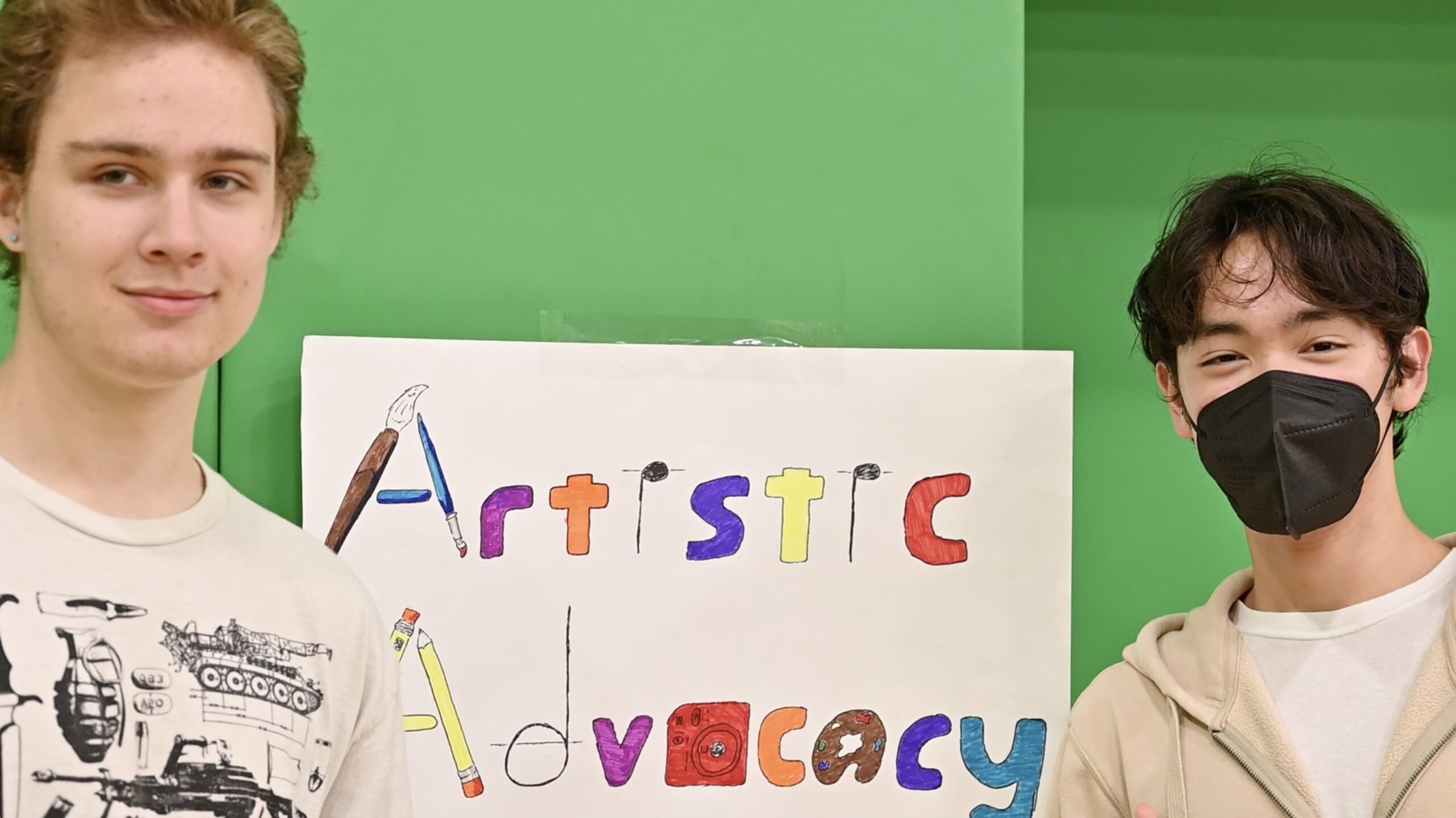 Student at the Activities Fair