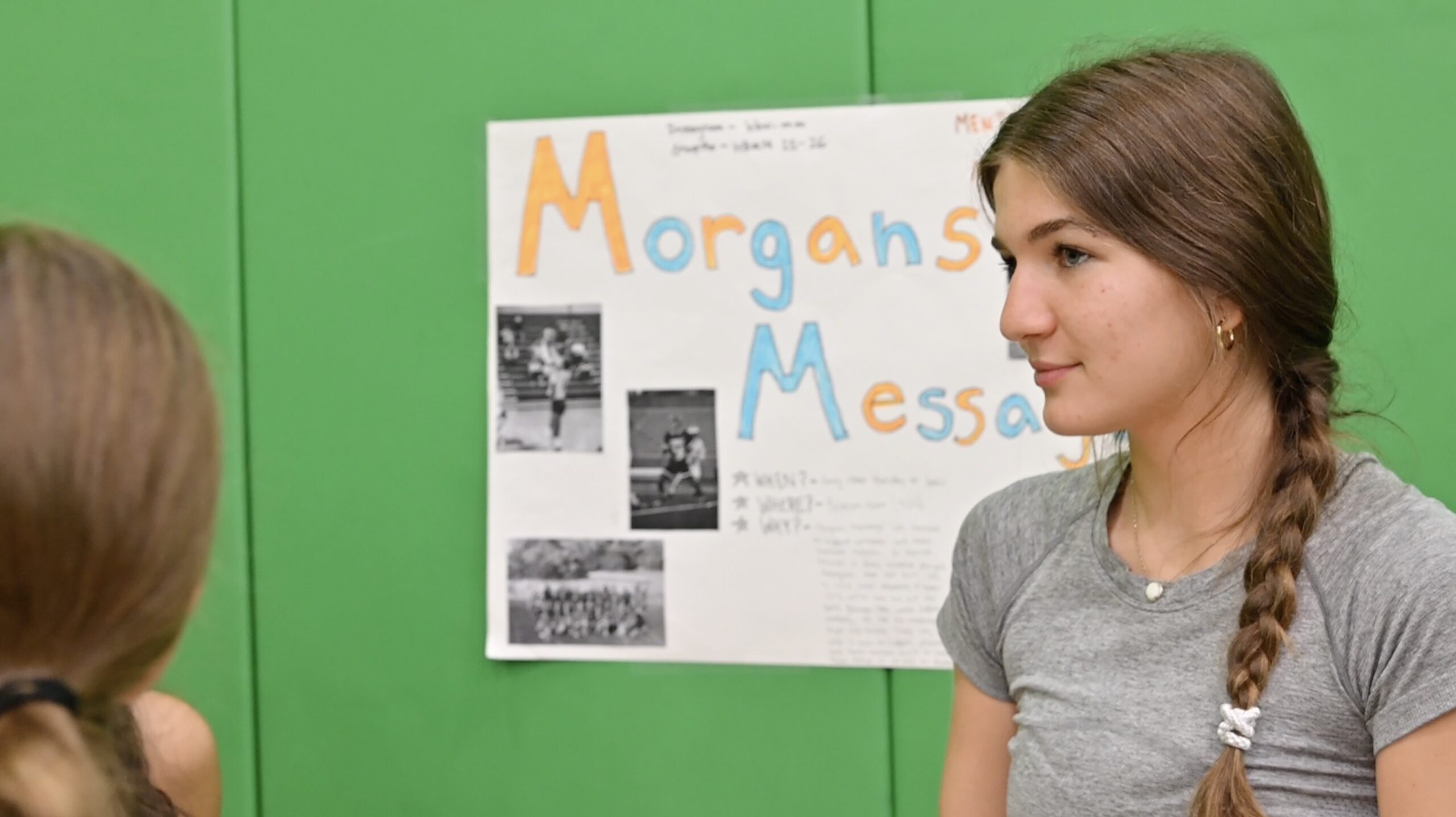 Student at the Activities Fair