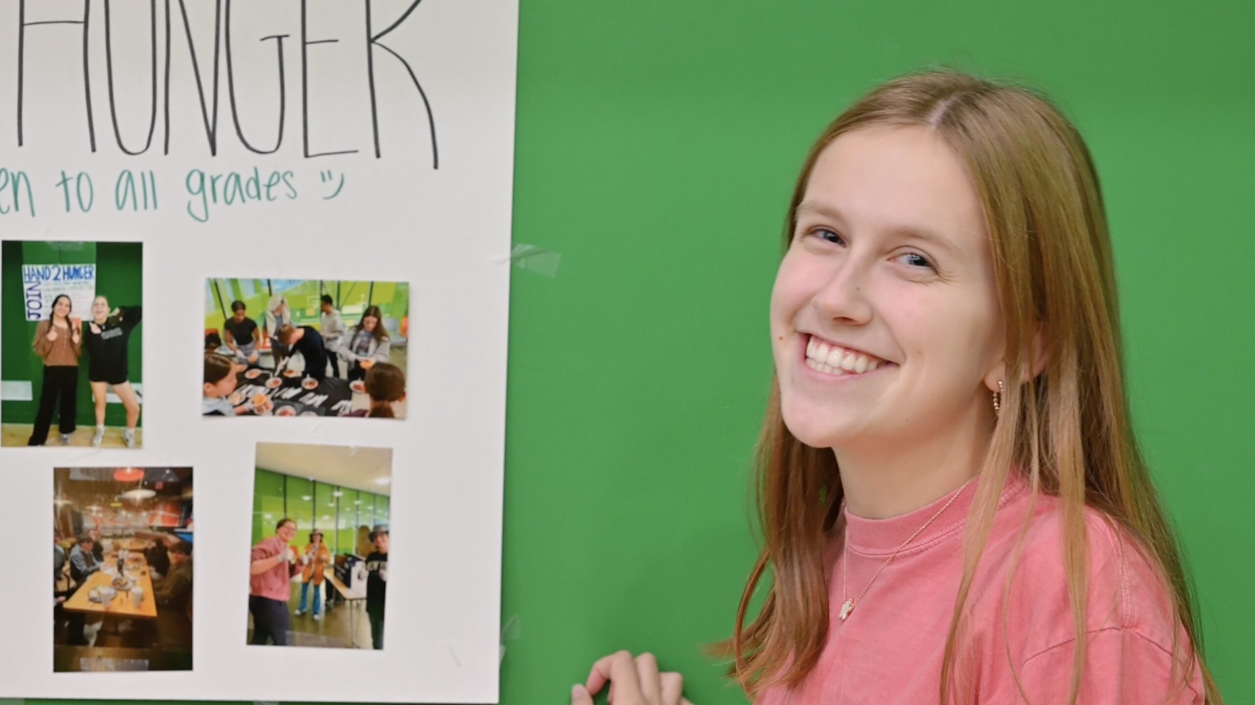 Student at the Activities Fair