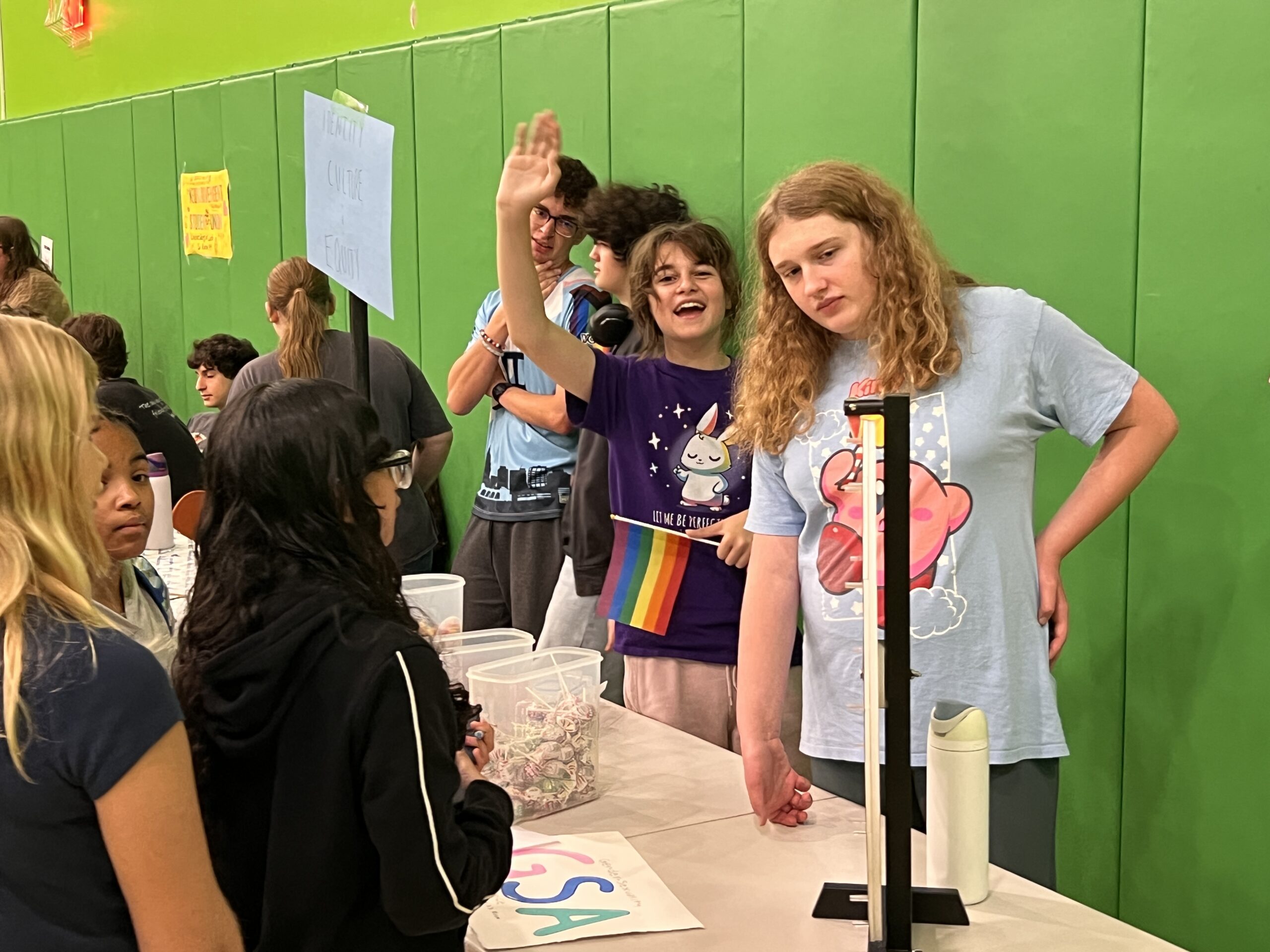 Students exploring at the Activities Fair