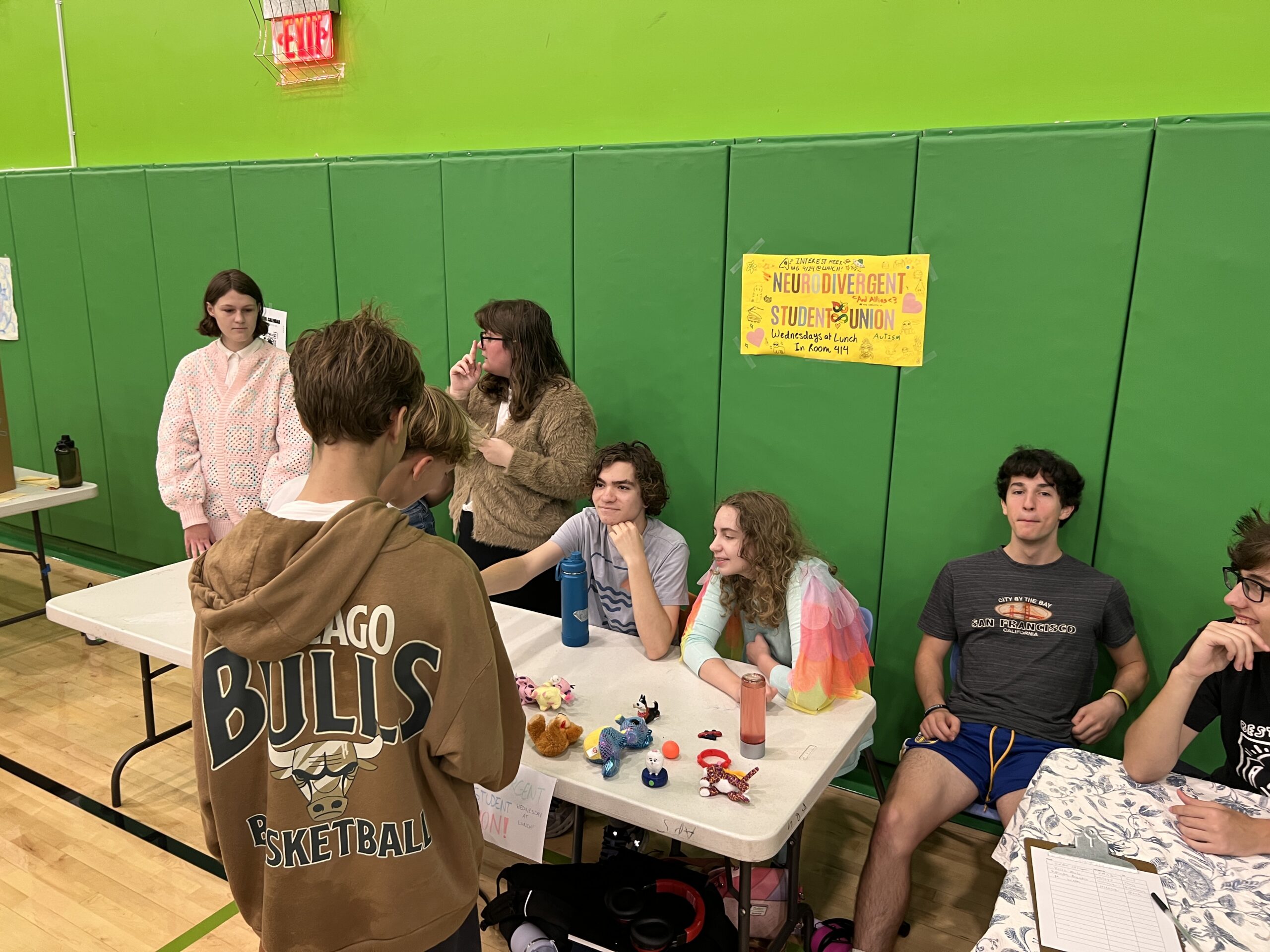 Students exploring at the Activities Fair