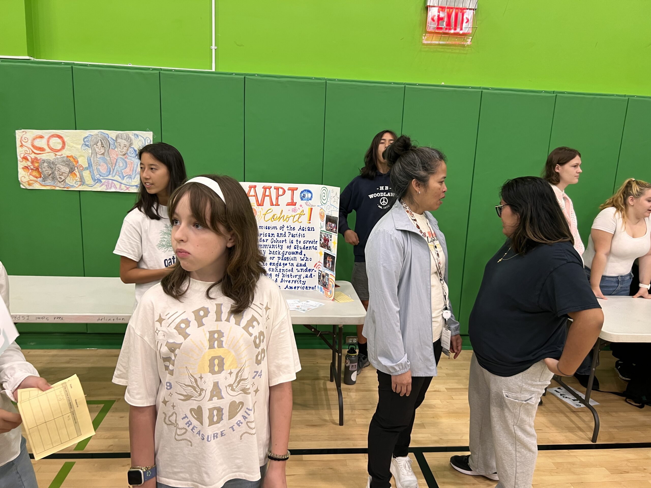 Students exploring at the Activities Fair