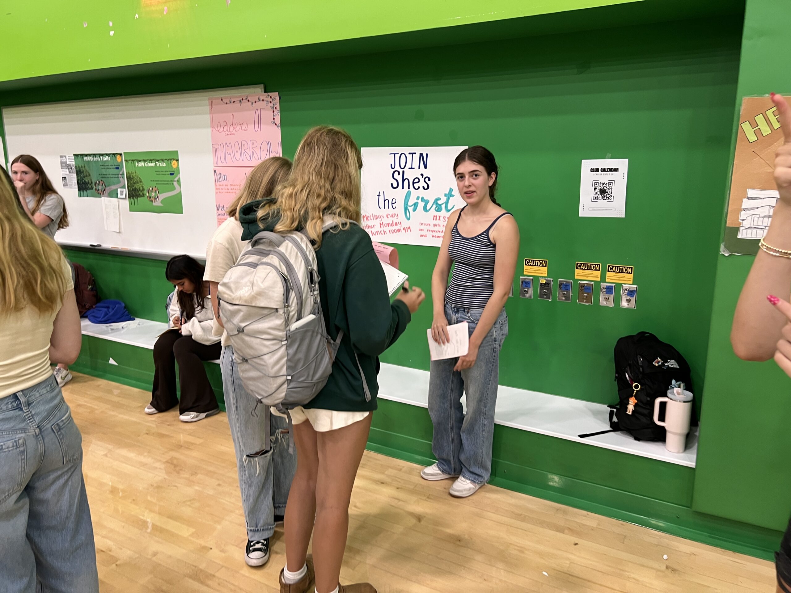 Students exploring at the Activities Fair