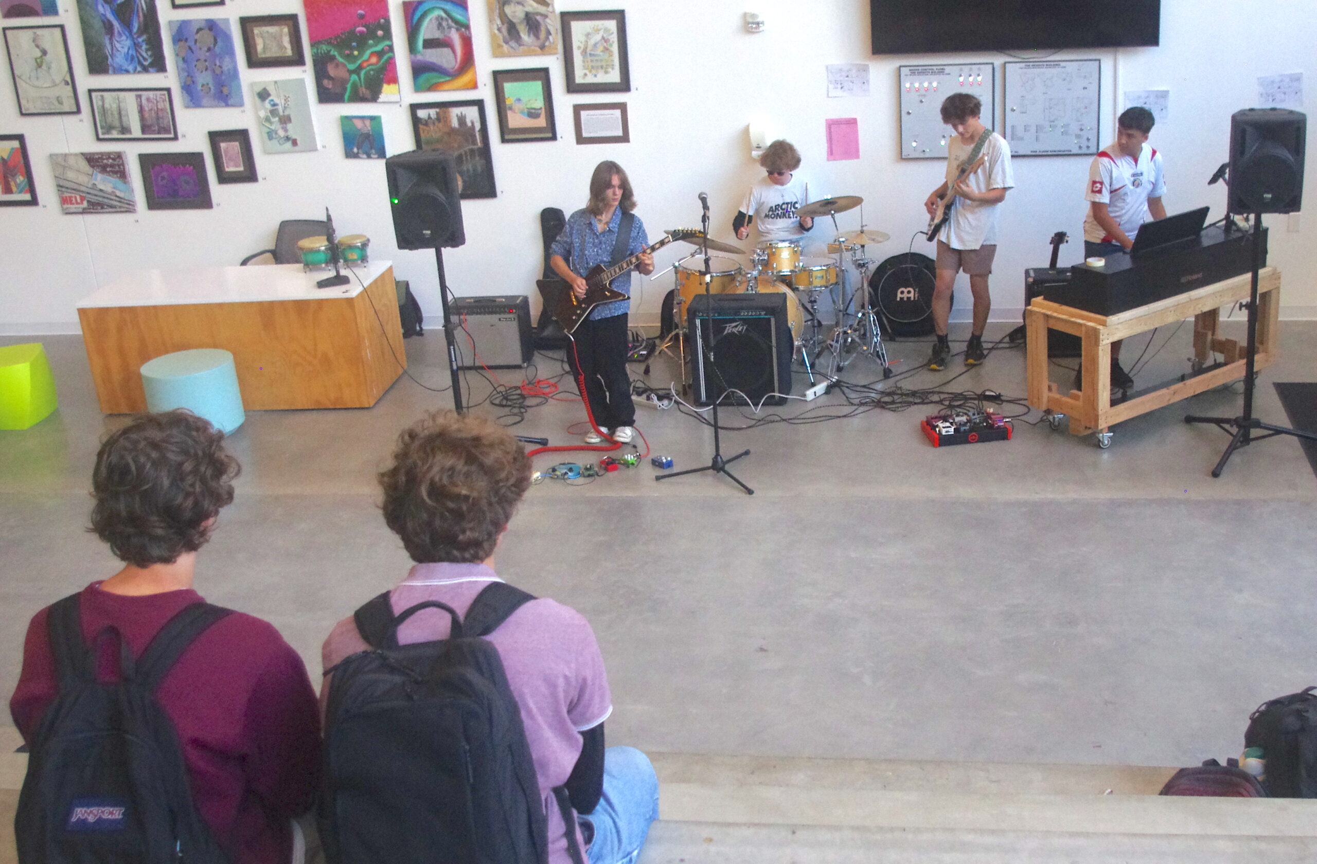 Band playing at Hispanic Heritage Celebration