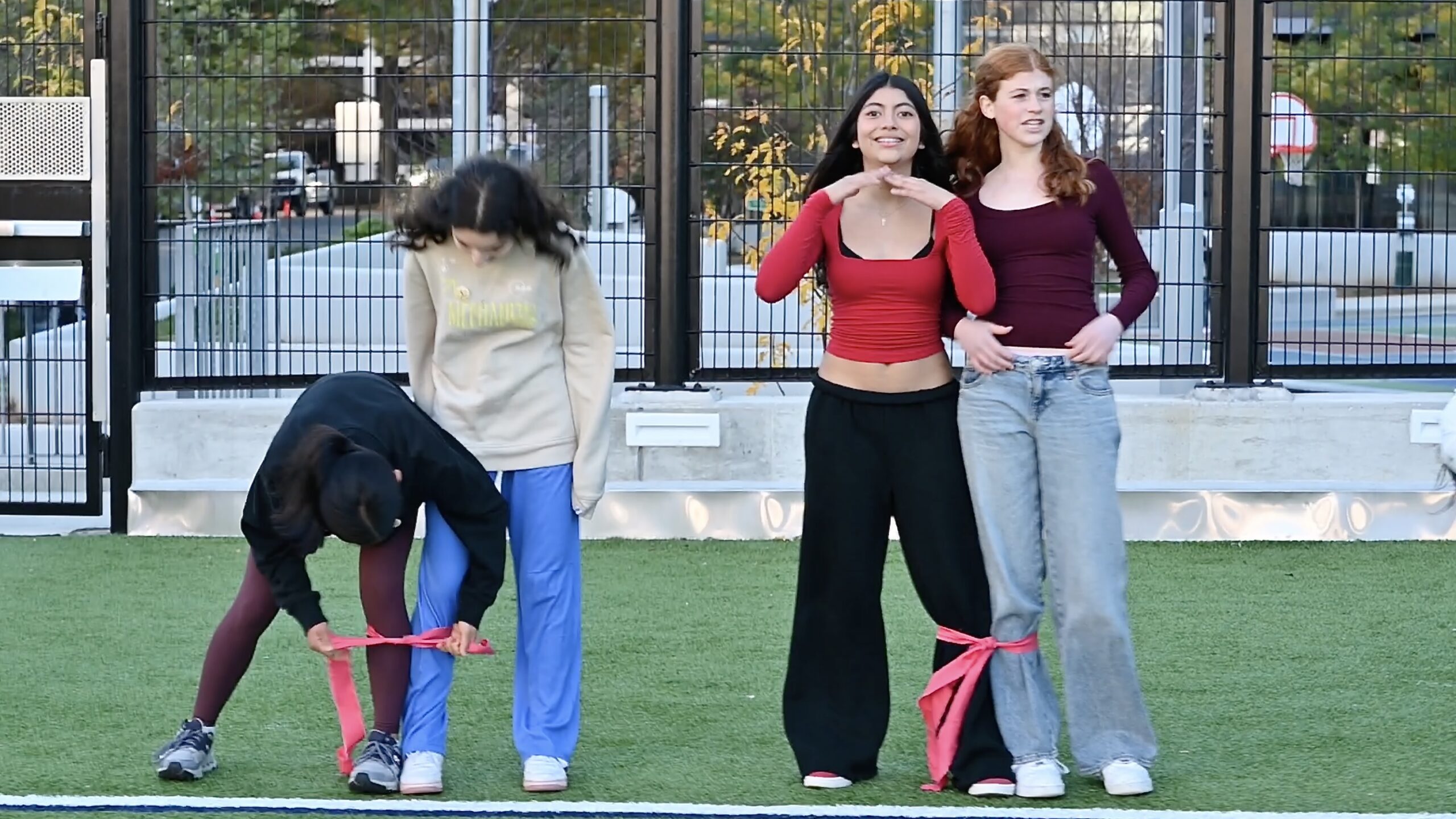 Students participating in the TA Troll Off