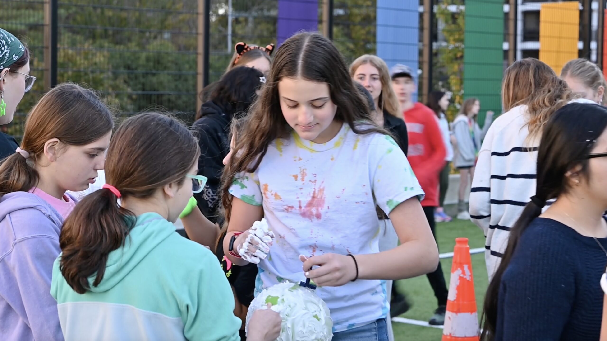 Students participating in the TA Troll Off