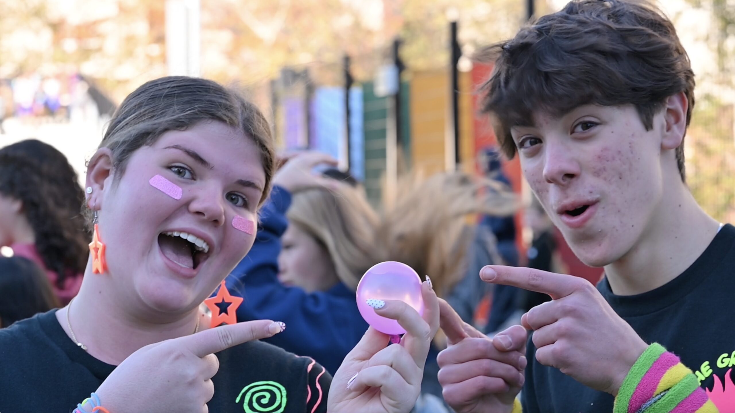 Students participating in the TA Troll Off