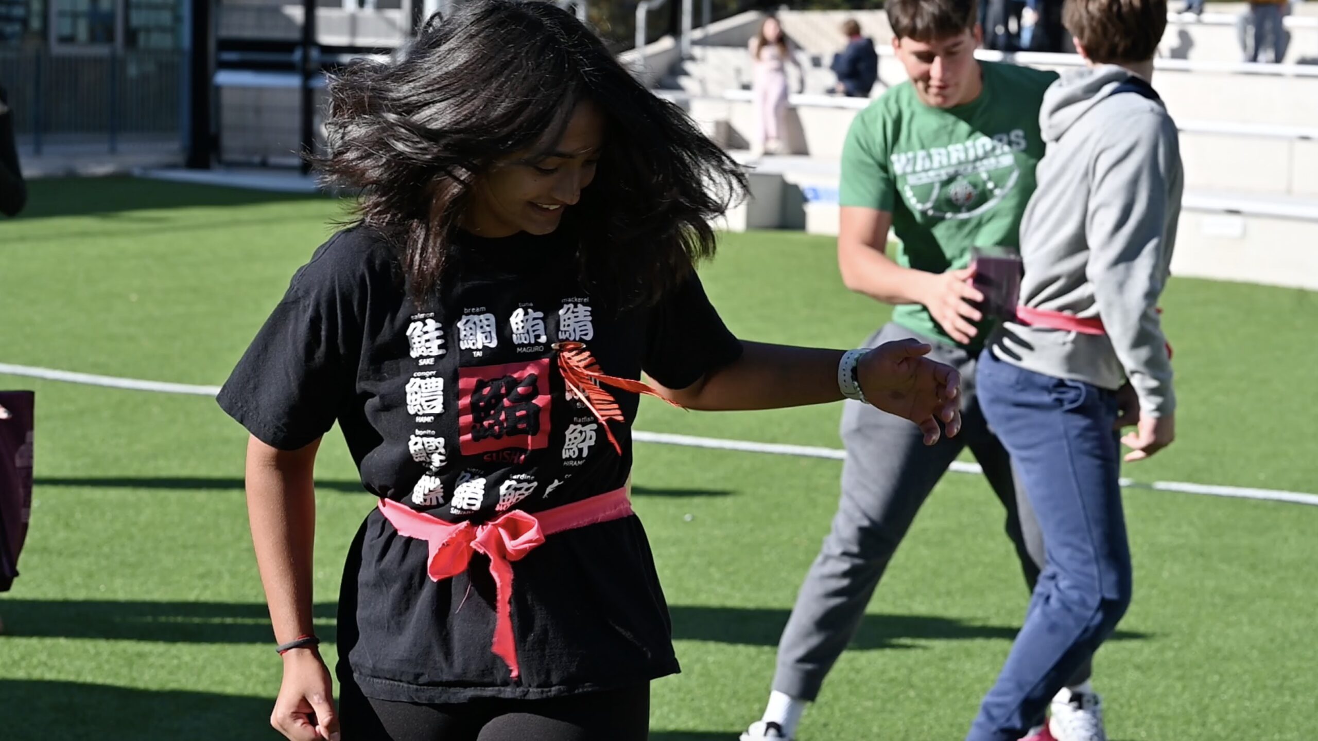 Students participating in the TA Troll Off