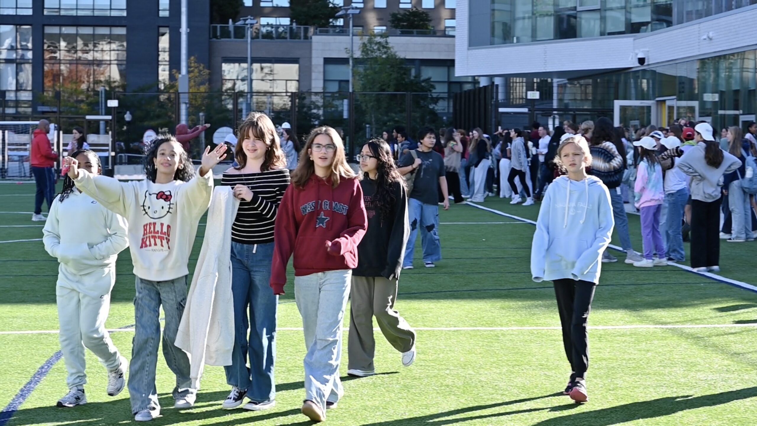 Students participating in the TA Troll Off