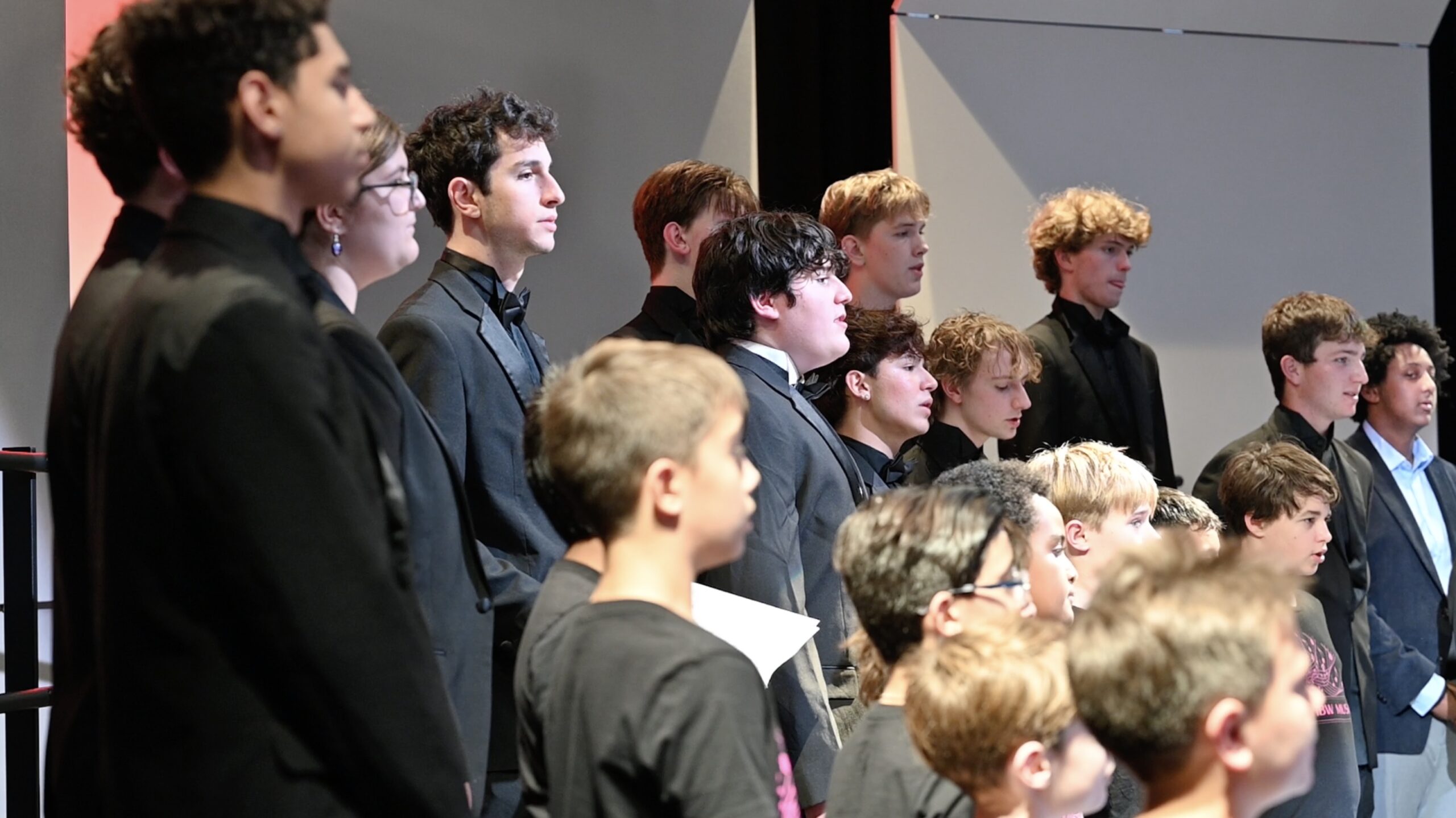 Students at Fall Choral Concert