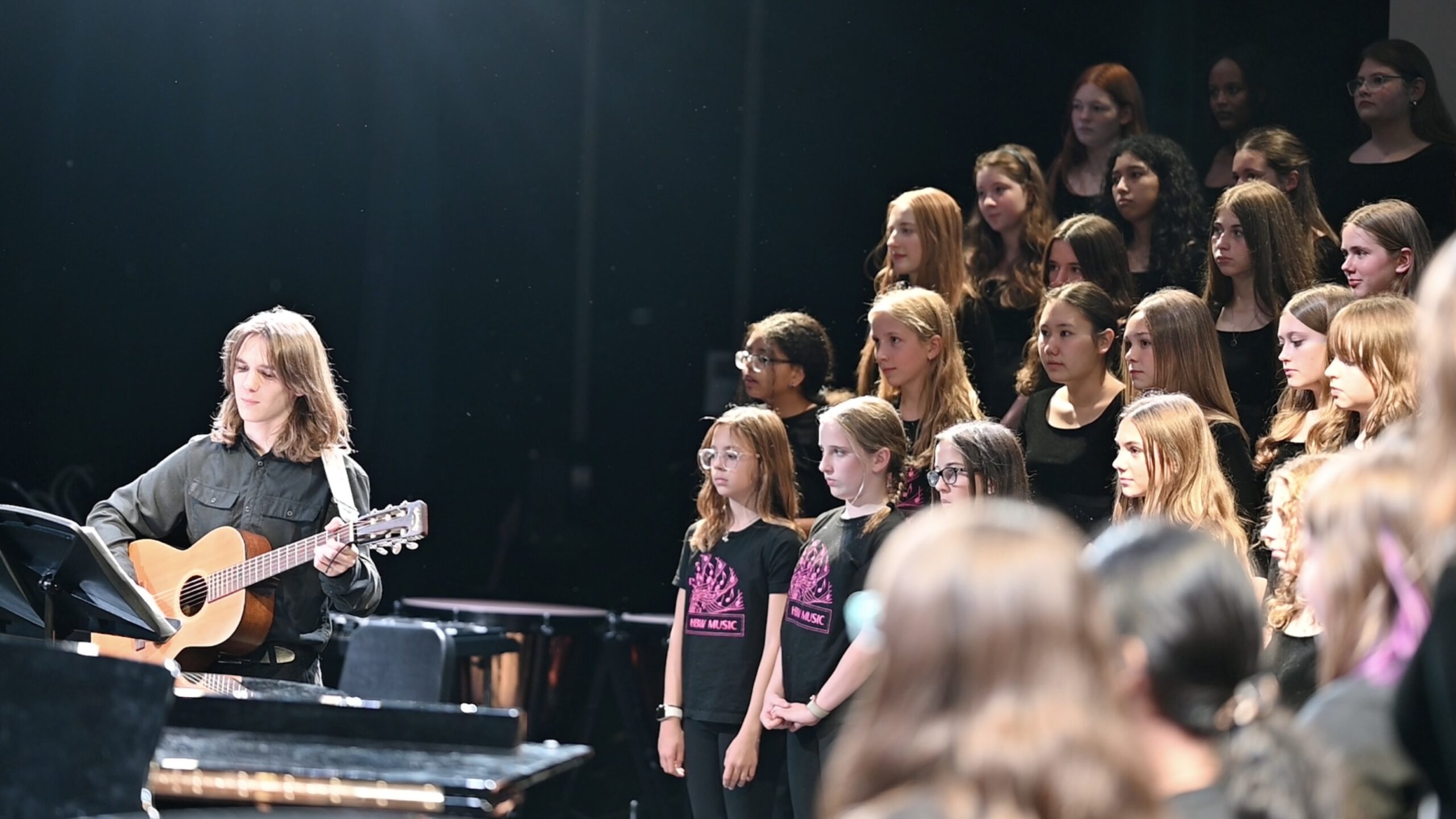 Students at Fall Choral Concert