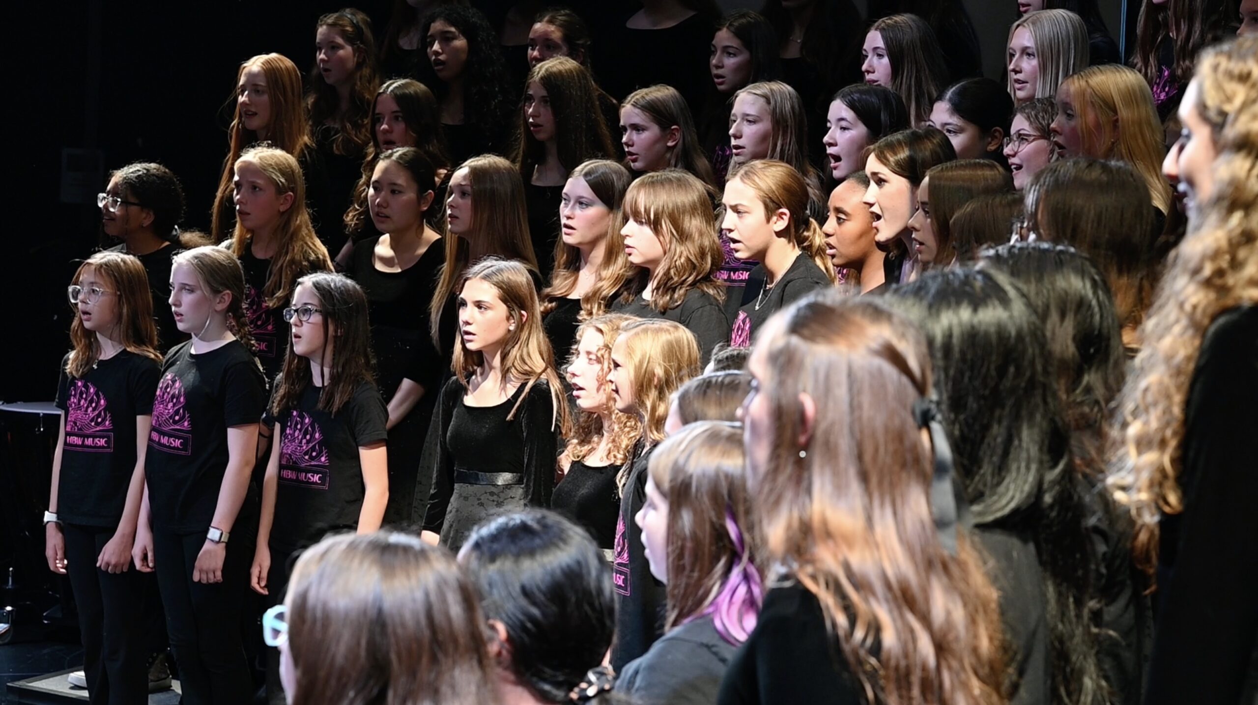 Students at Fall Choral Concert