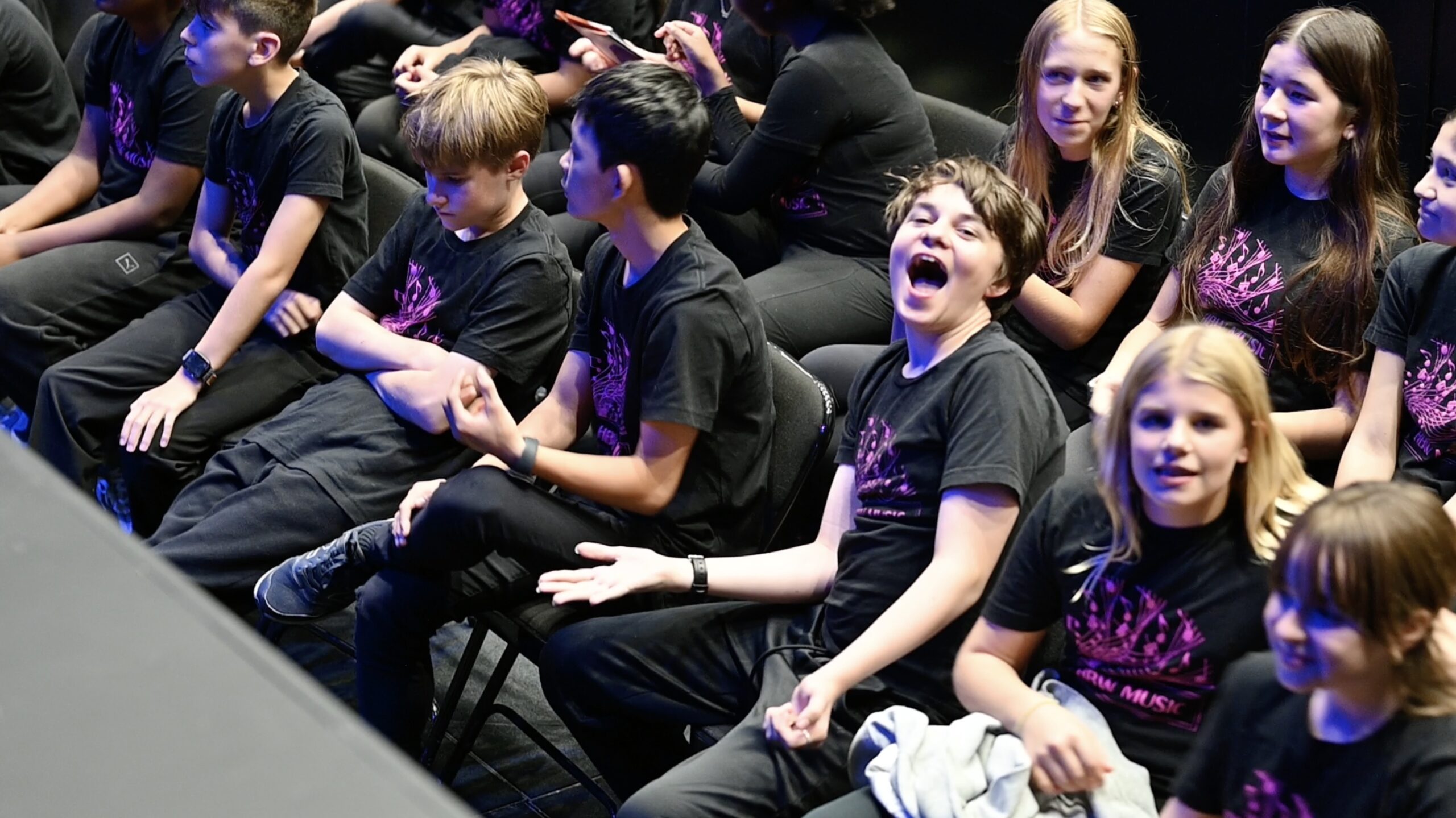 Students at Fall Choral Concert