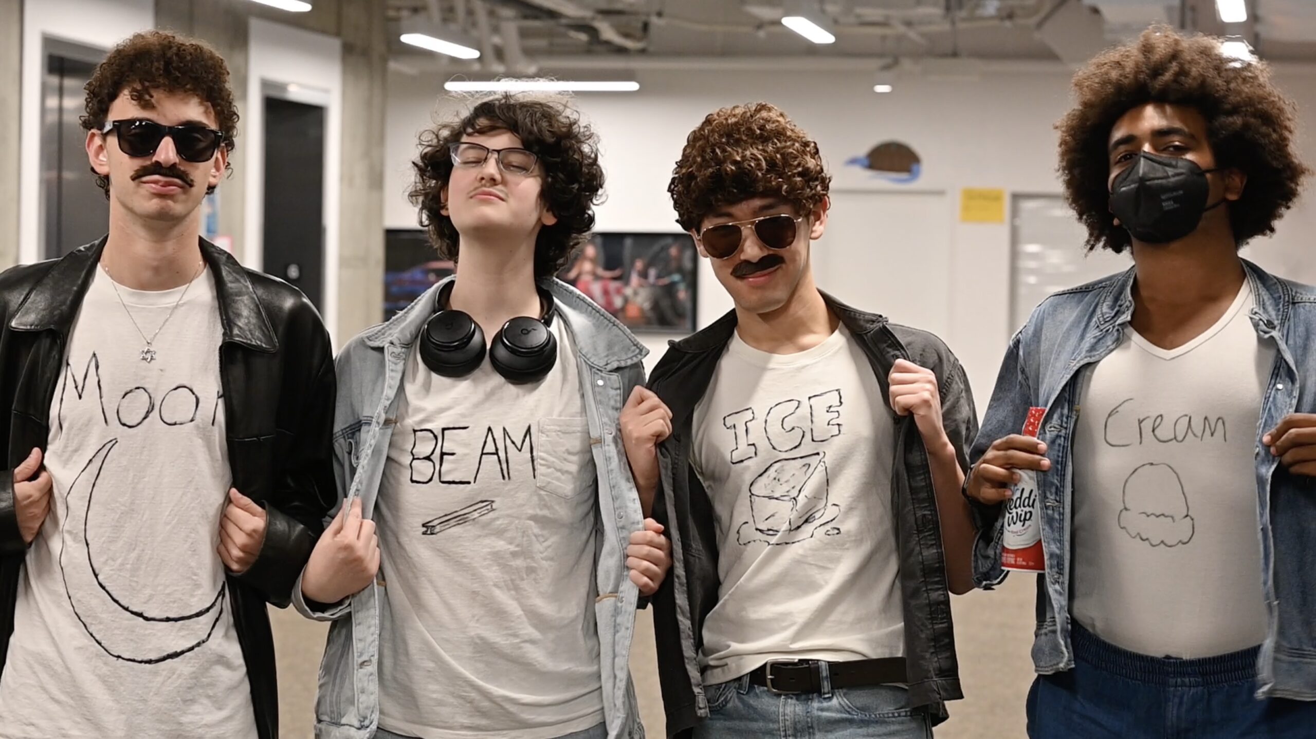 Students on Halloween