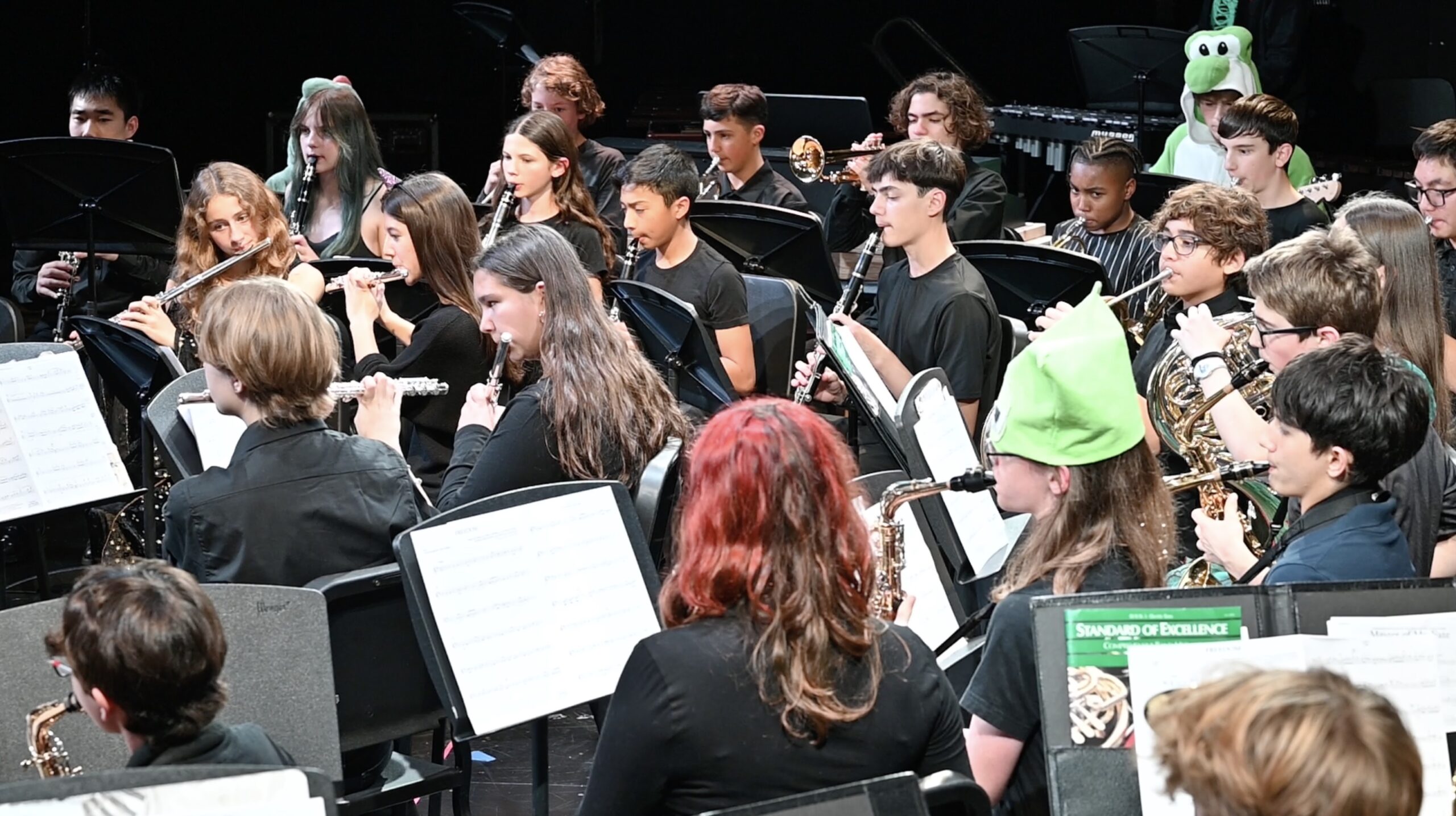 Students at Fall Instrumental Concert