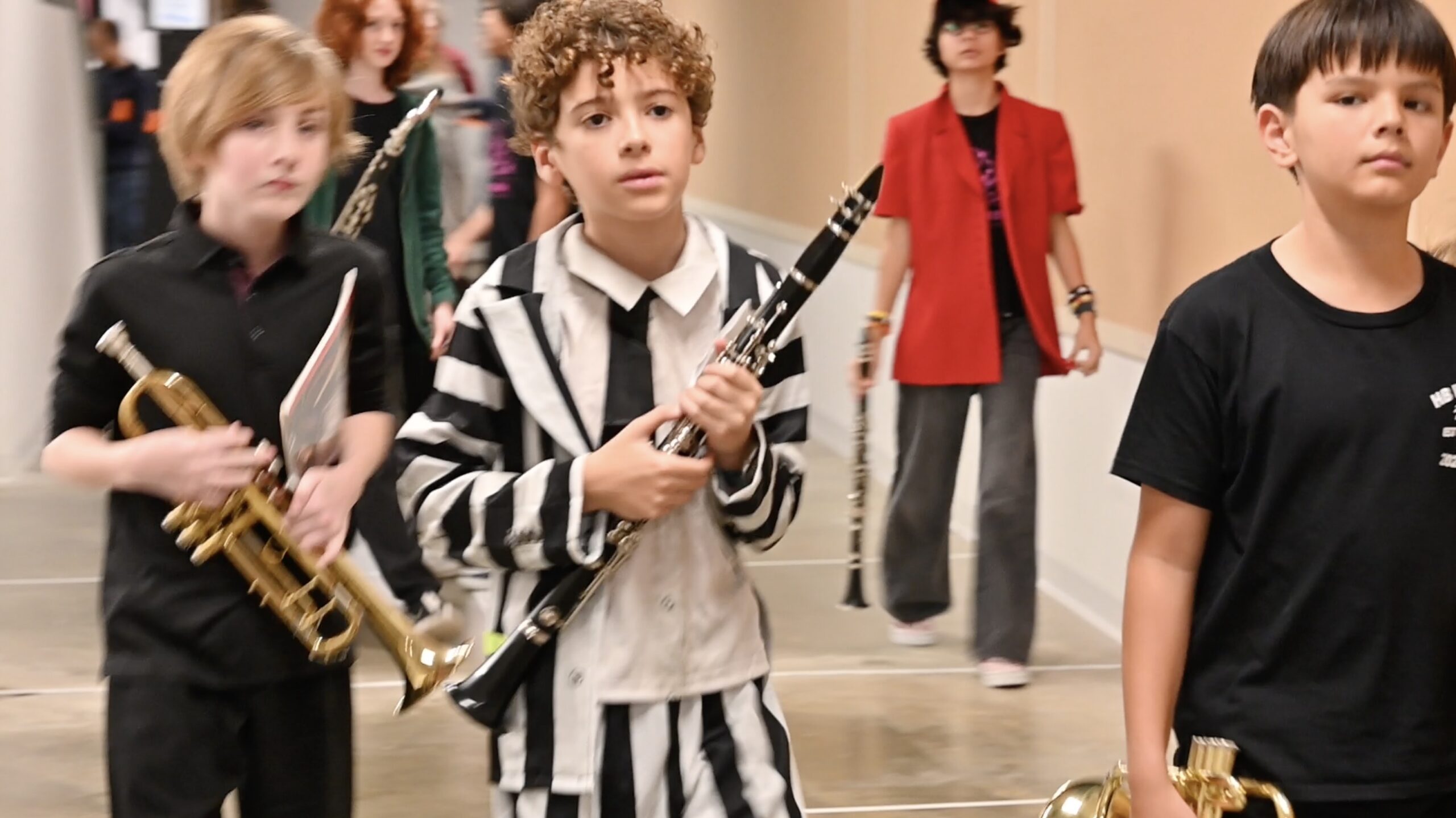 Students at Fall Instrumental Concert