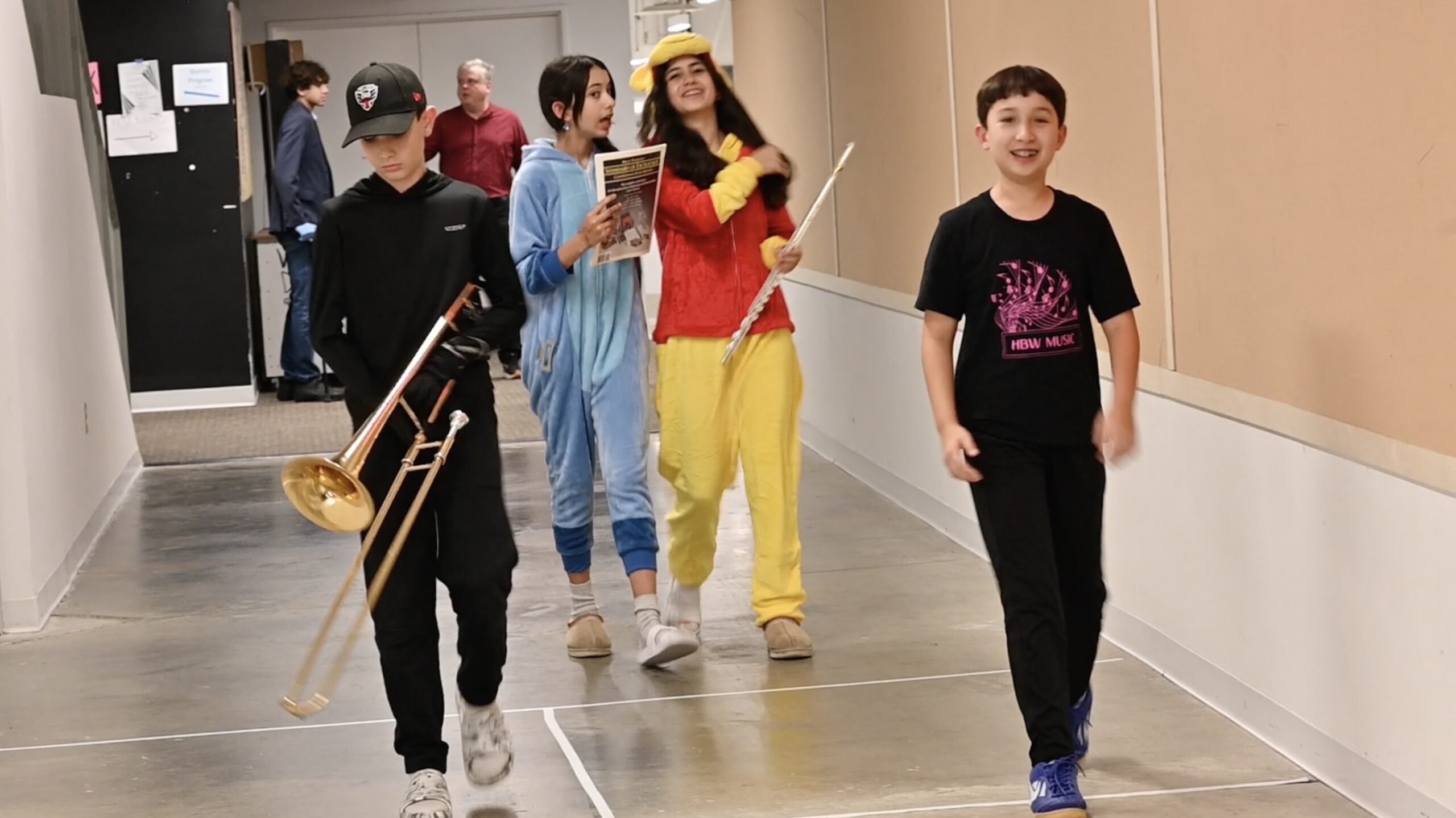 Students at Fall Instrumental Concert