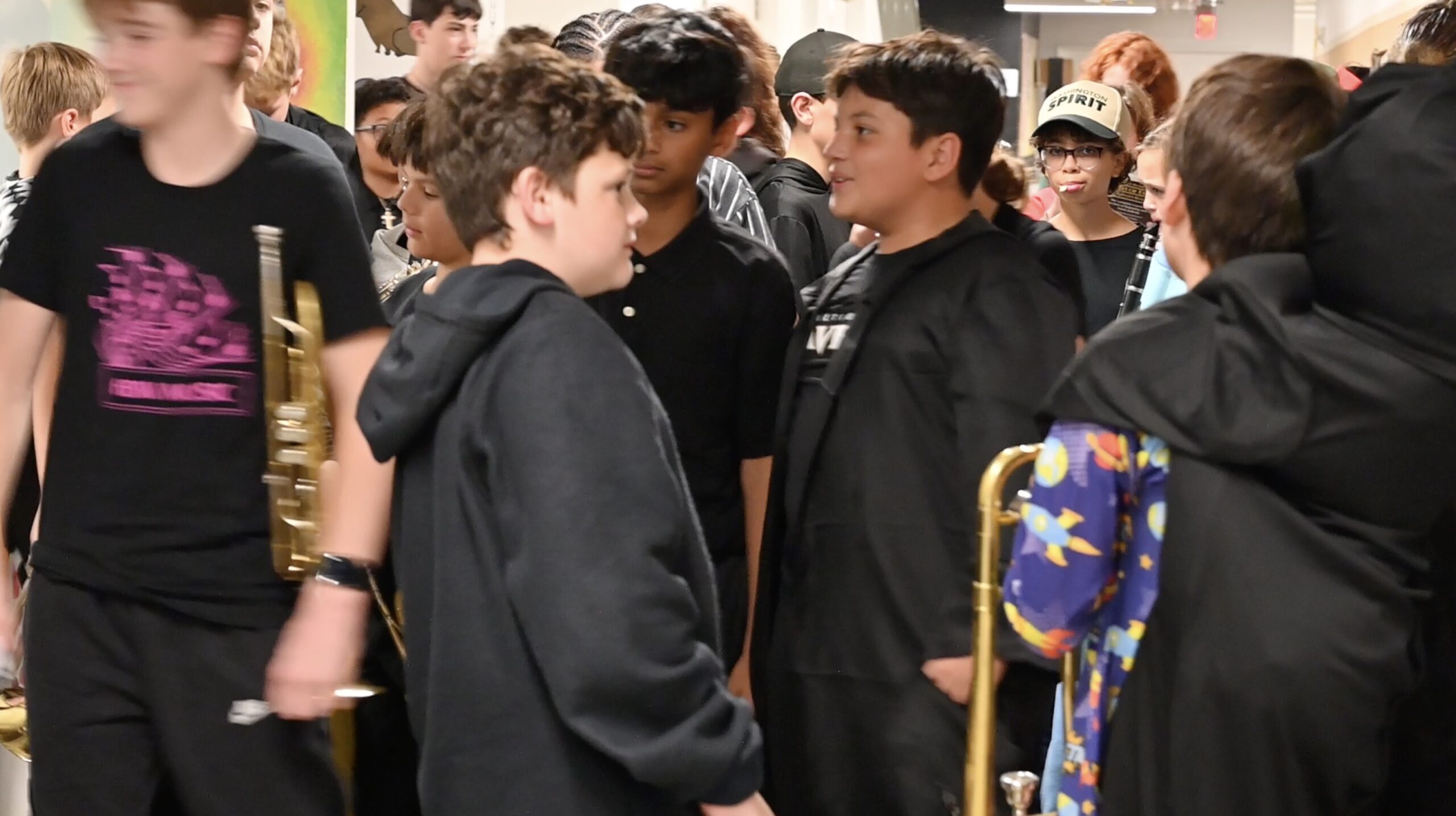 Students at Fall Instrumental Concert