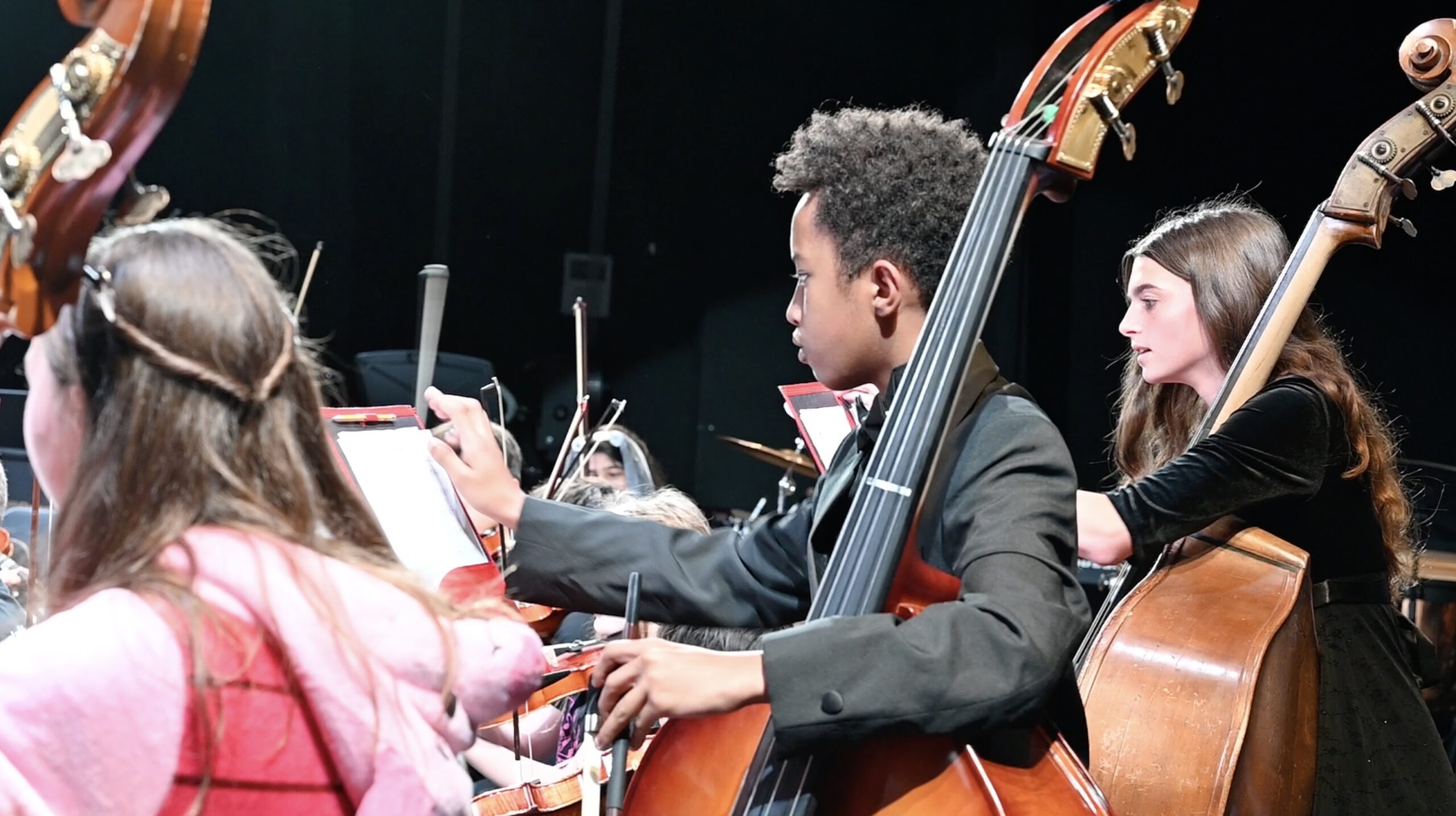 Students at Fall Instrumental Concert