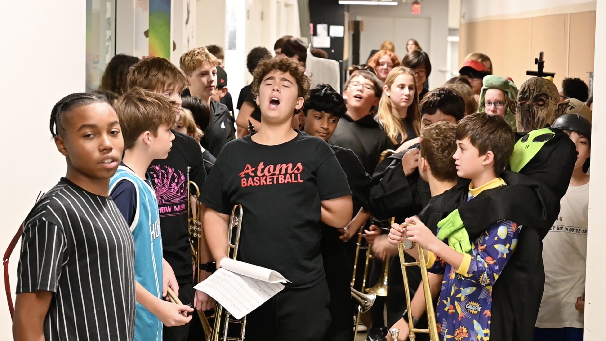 Students at Fall Instrumental Concert