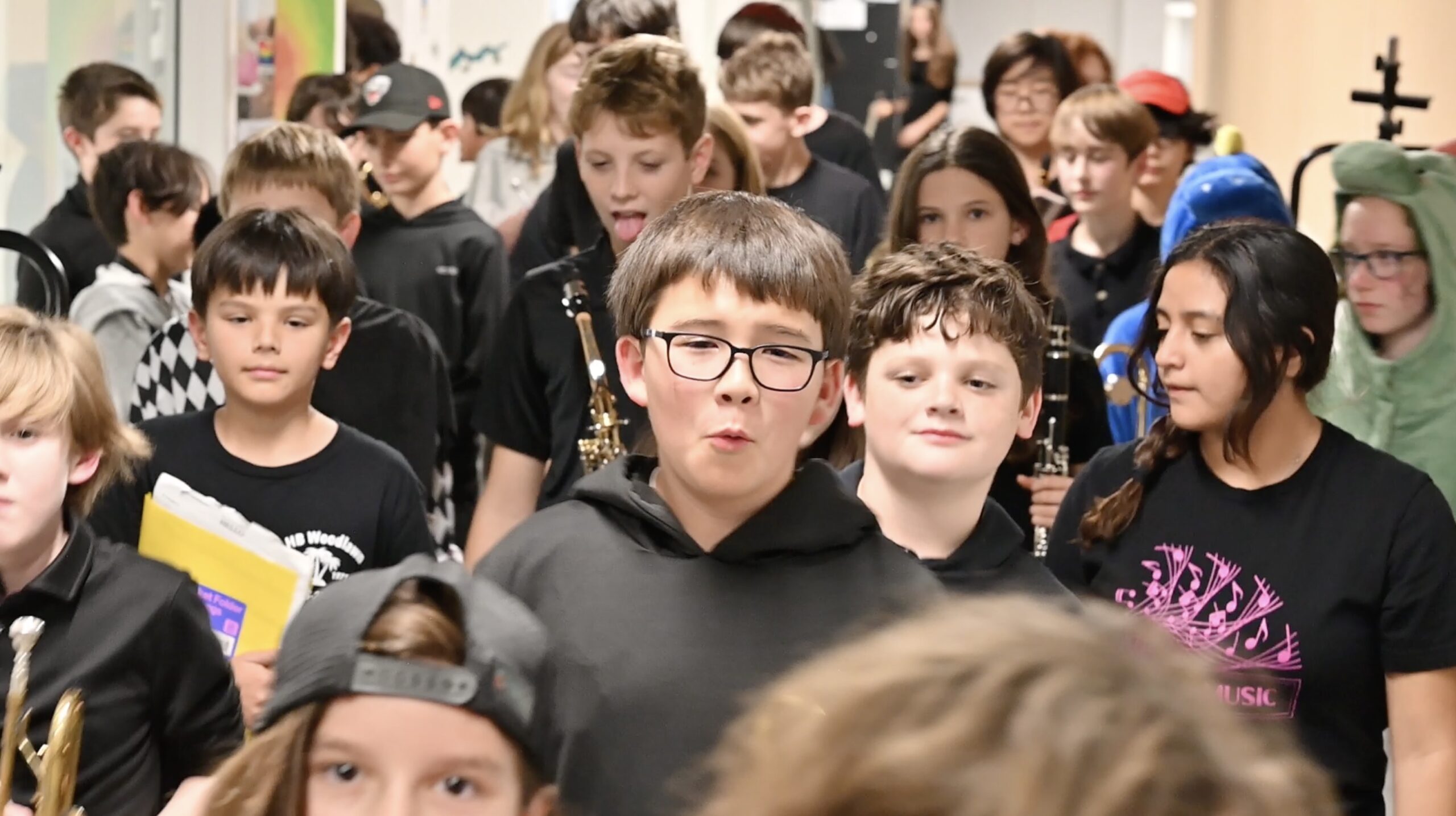 Students at Fall Instrumental Concert