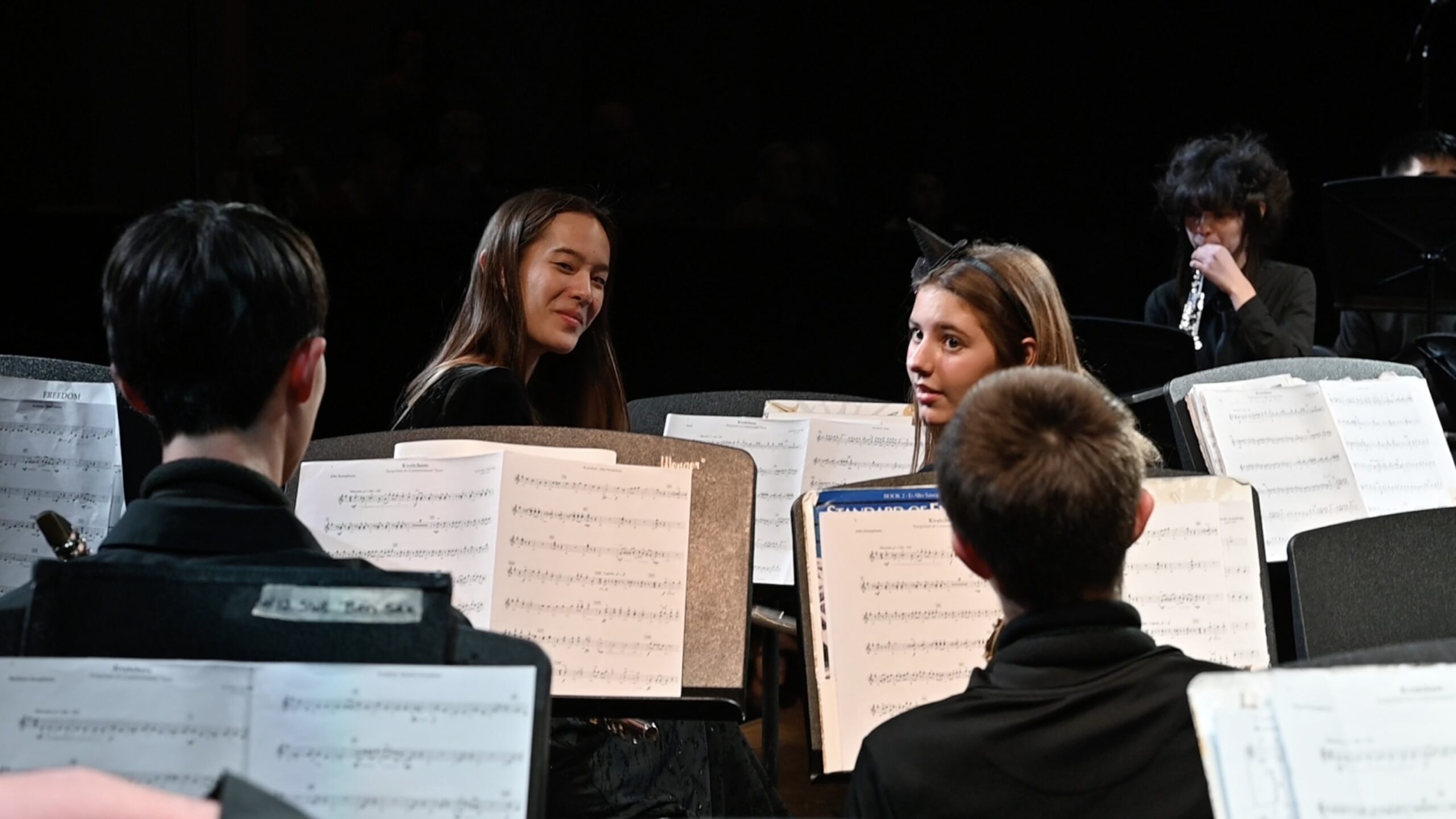 Students at Fall Instrumental Concert