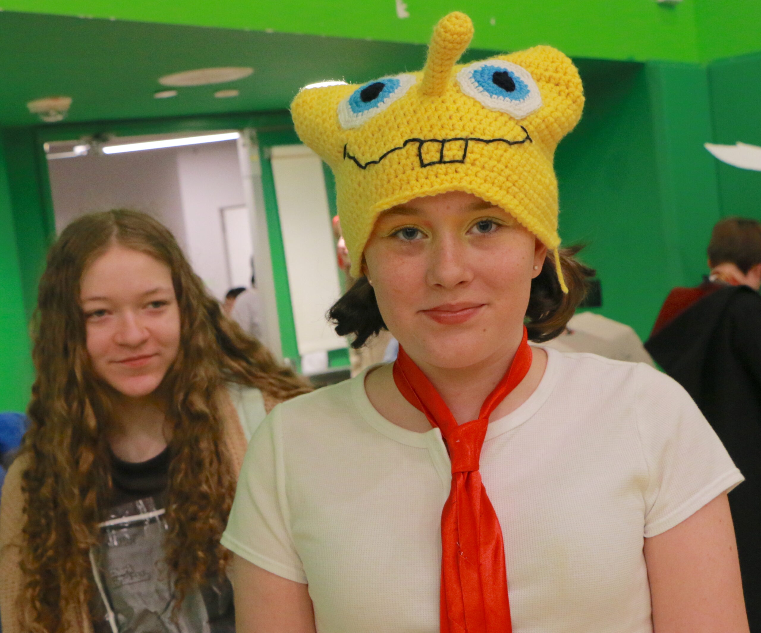 Students on Halloween