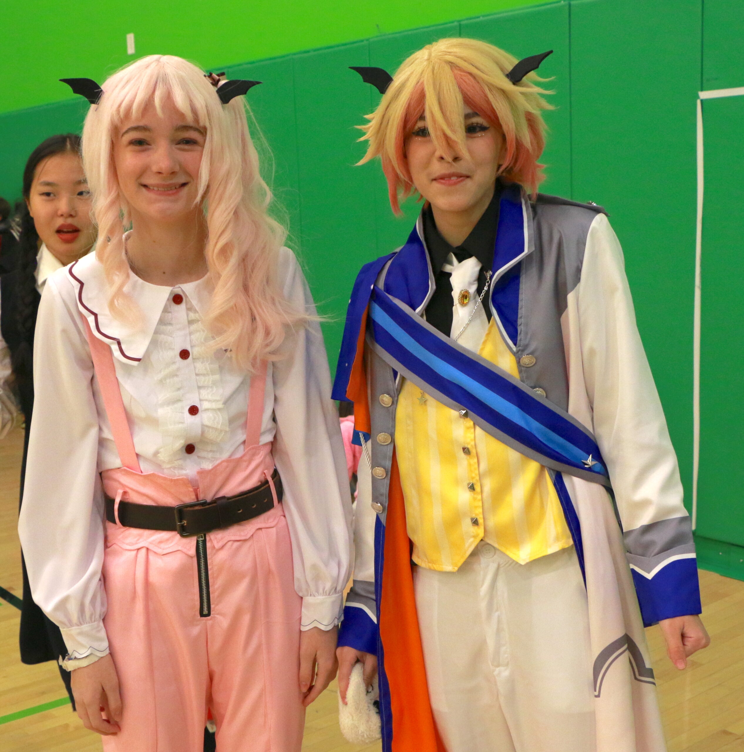 Students on Halloween