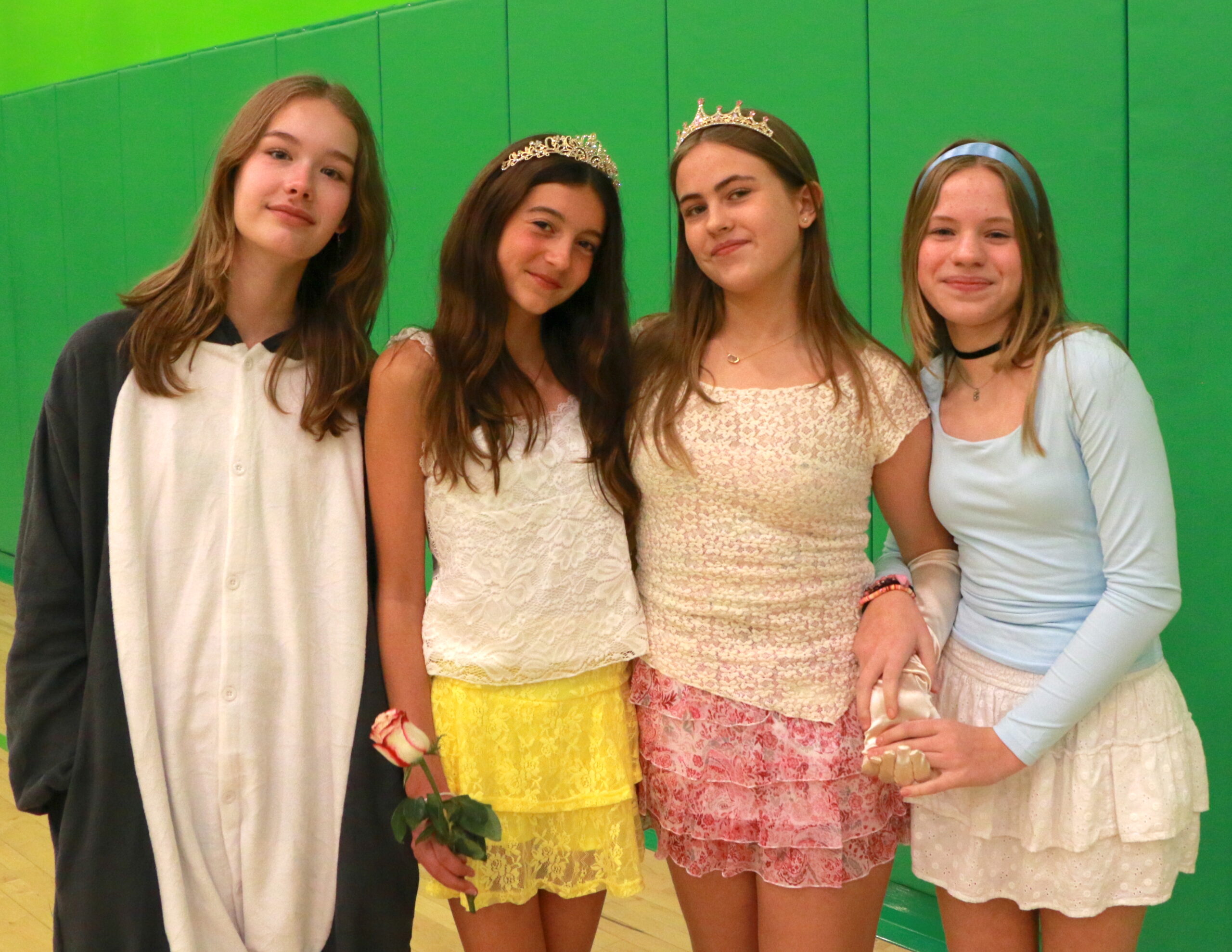 Students on Halloween