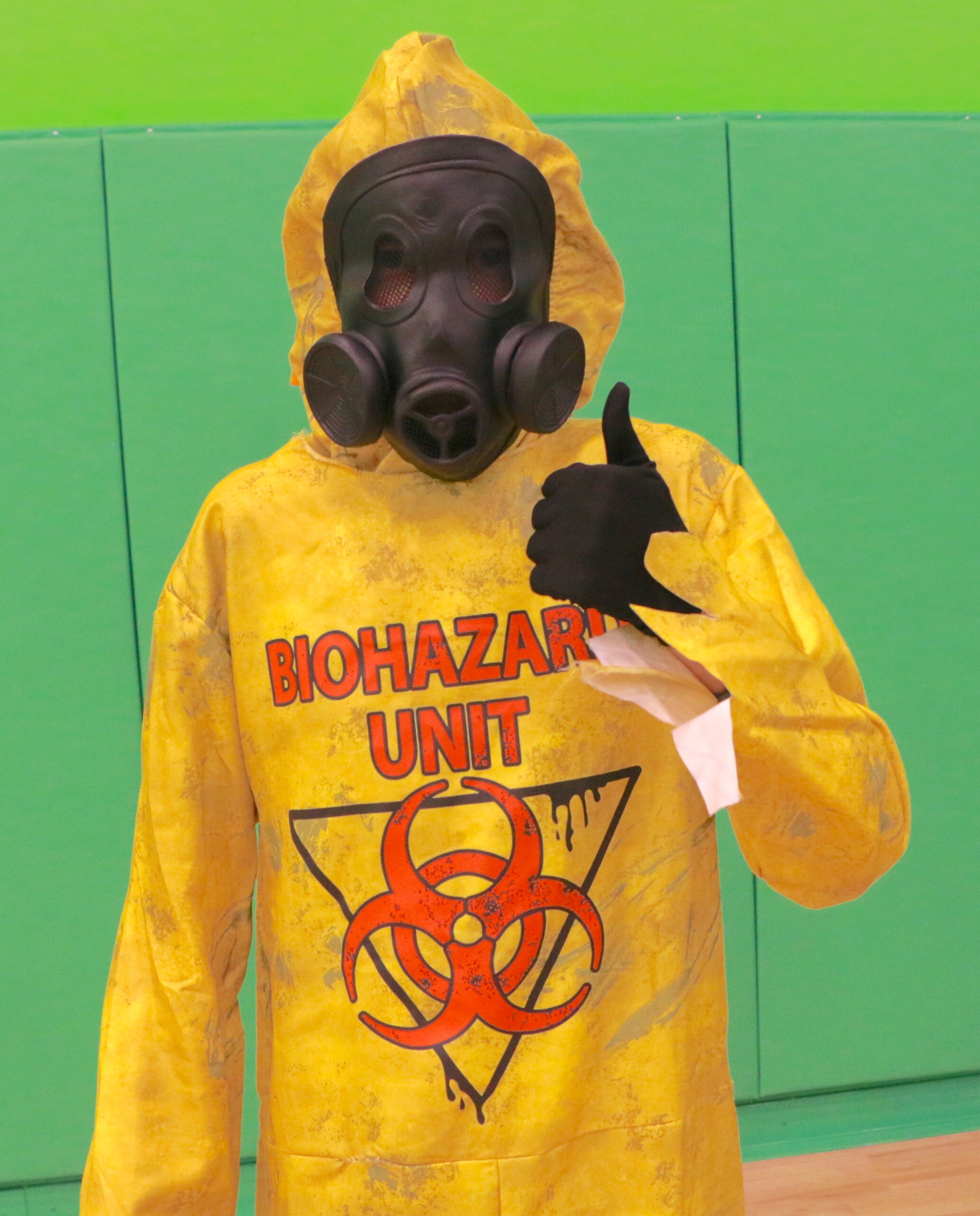 Student on Halloween