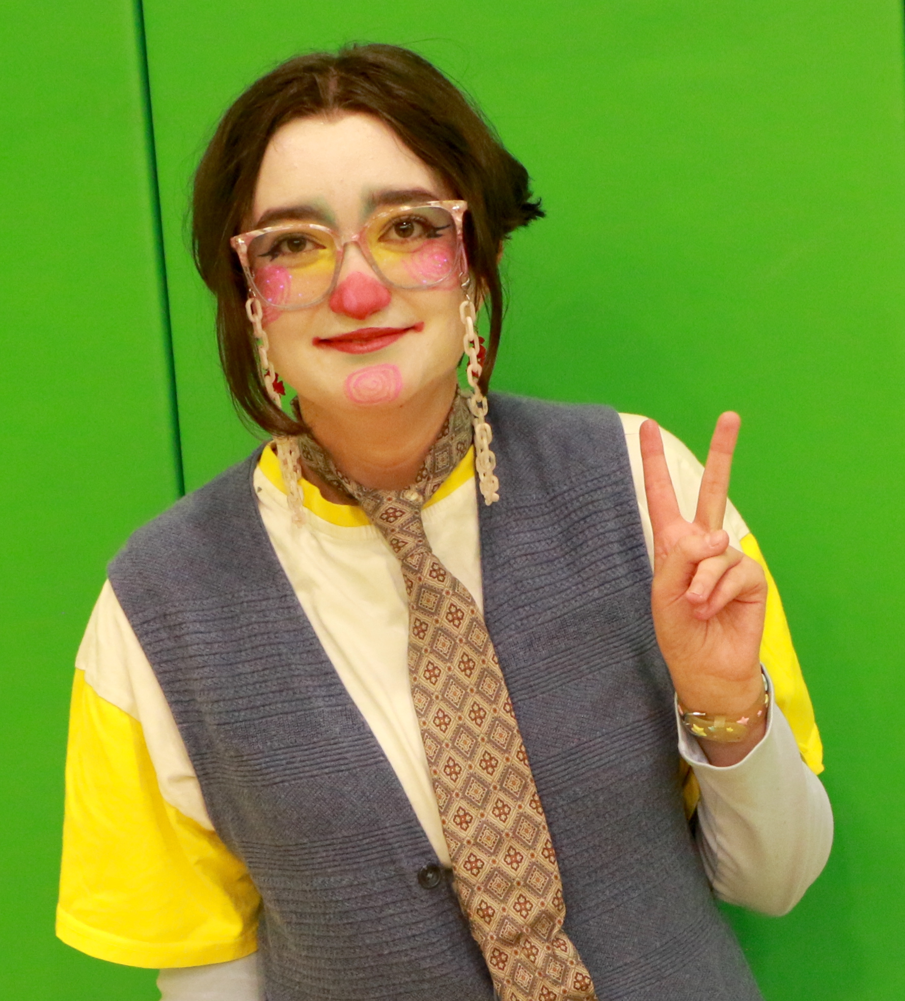 Student on Halloween