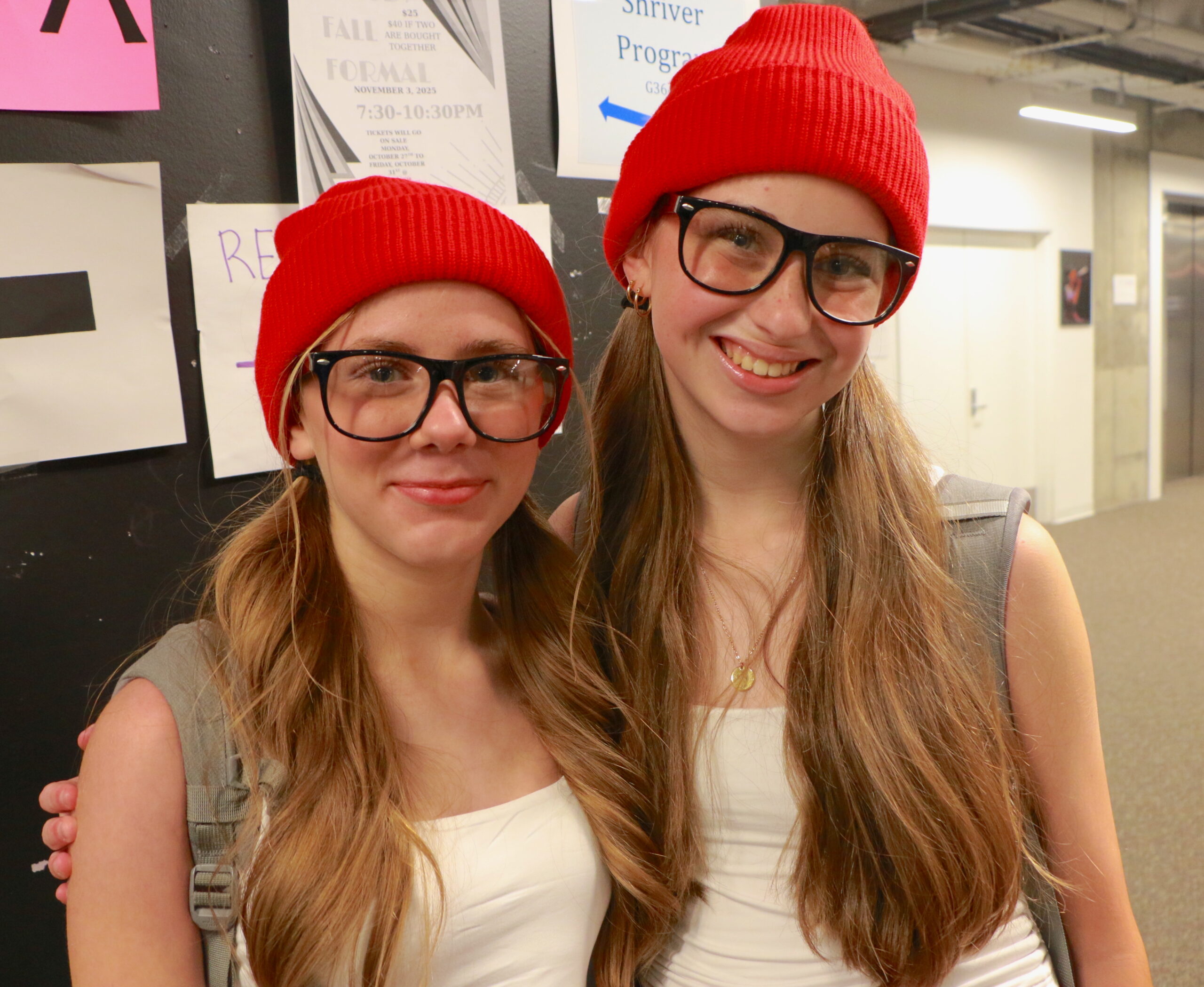 Students on Halloween