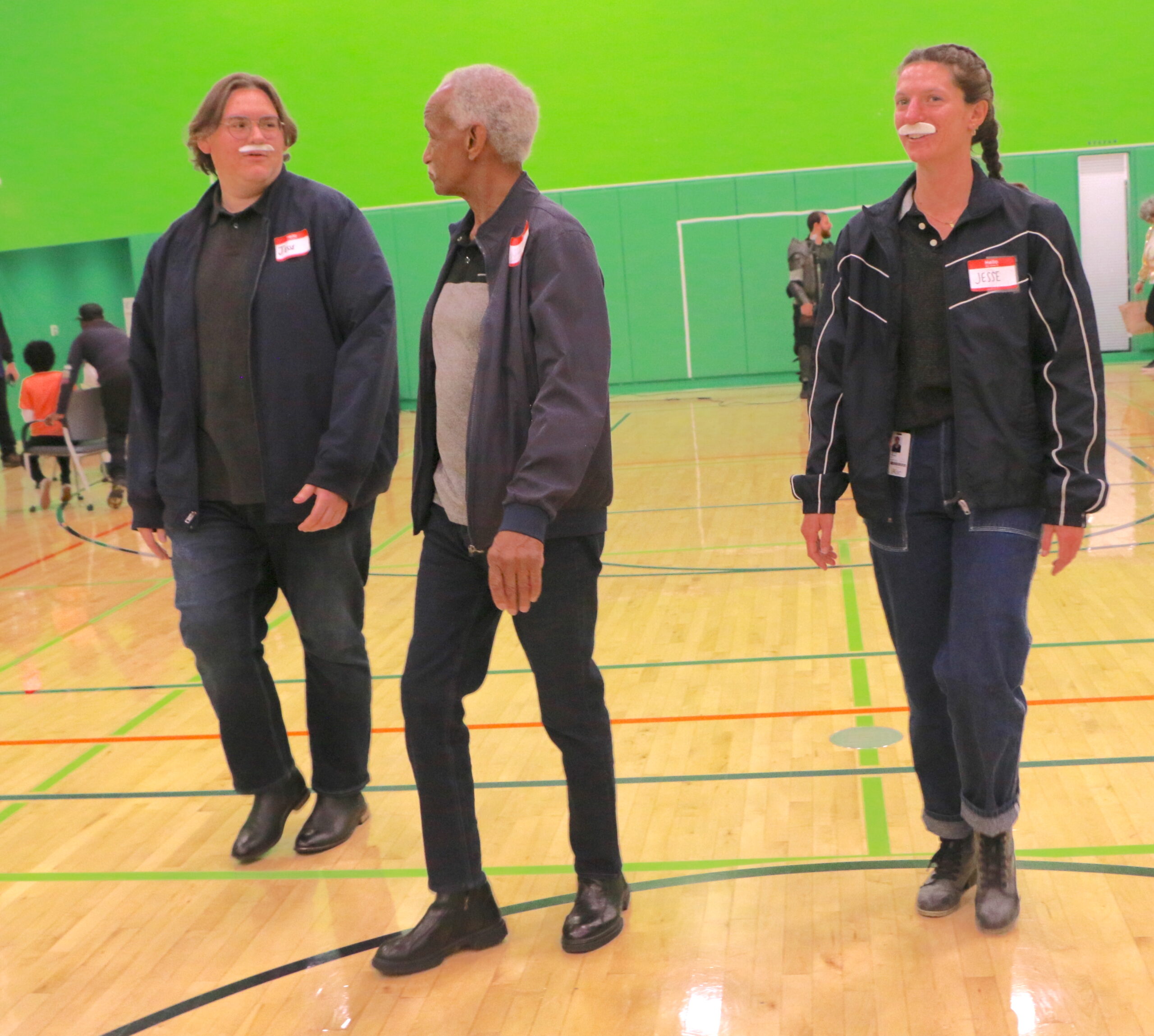 Teachers and staff on Halloween