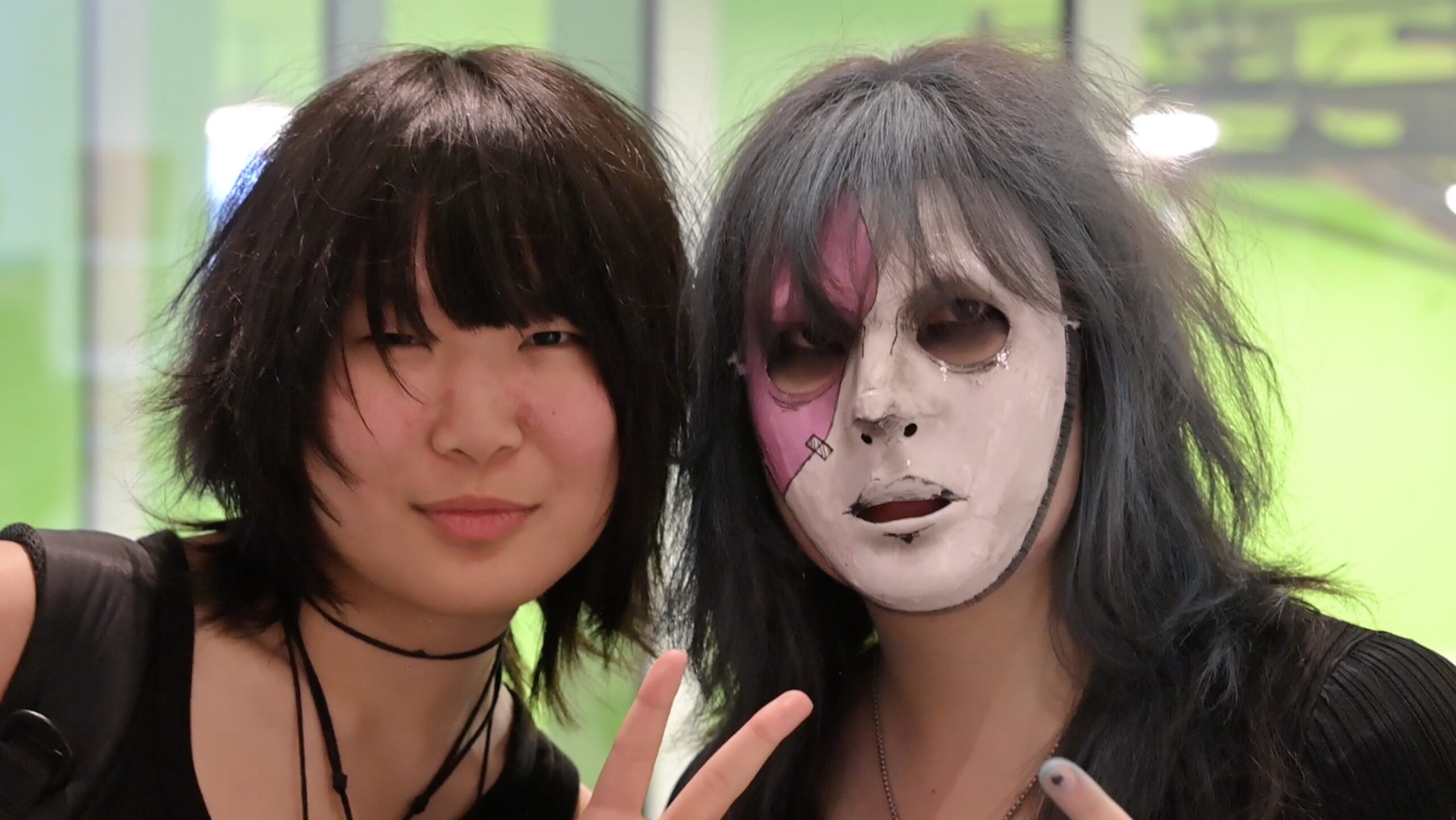 Students on Halloween