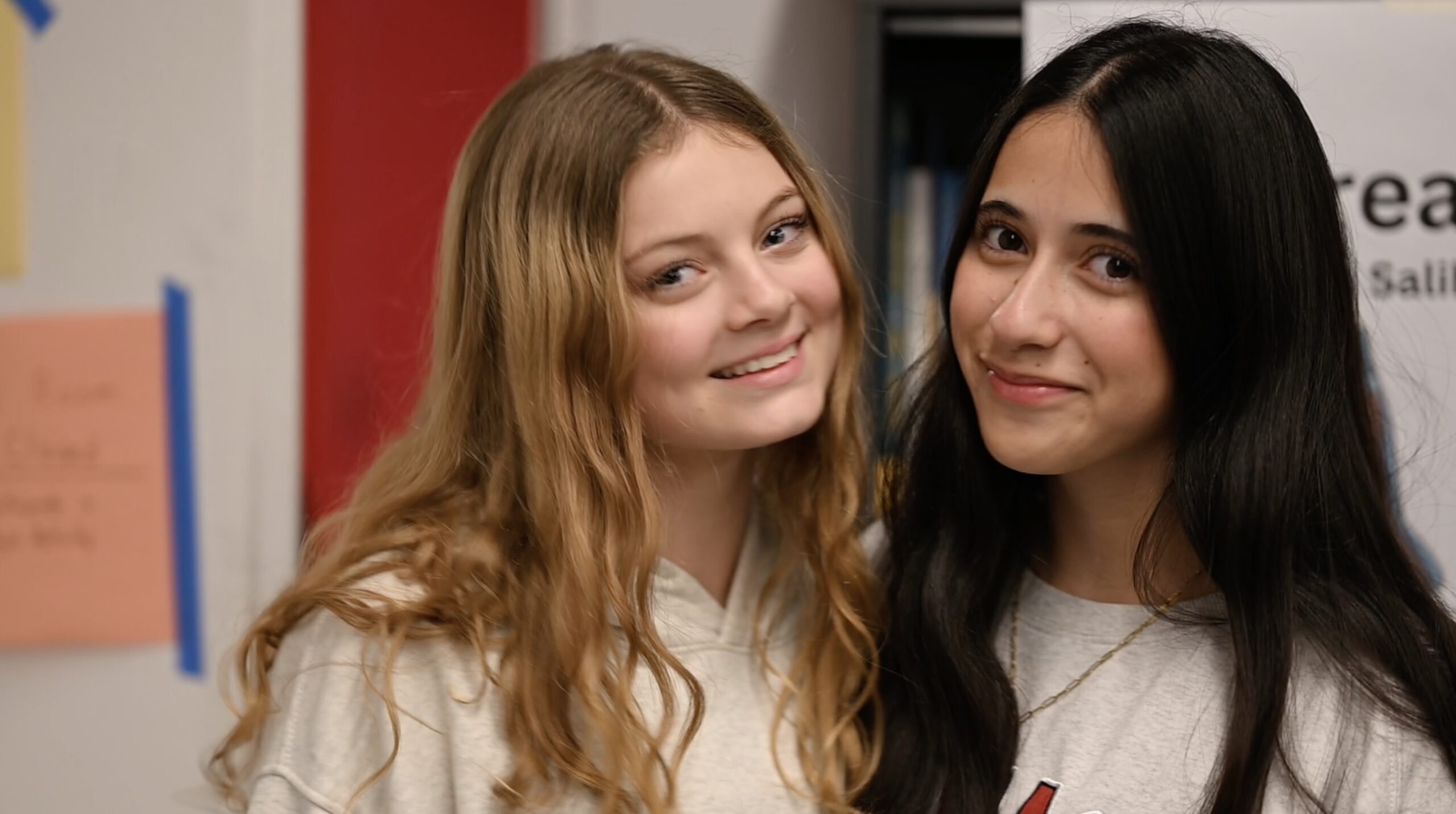 Students presenting at the Science Fair